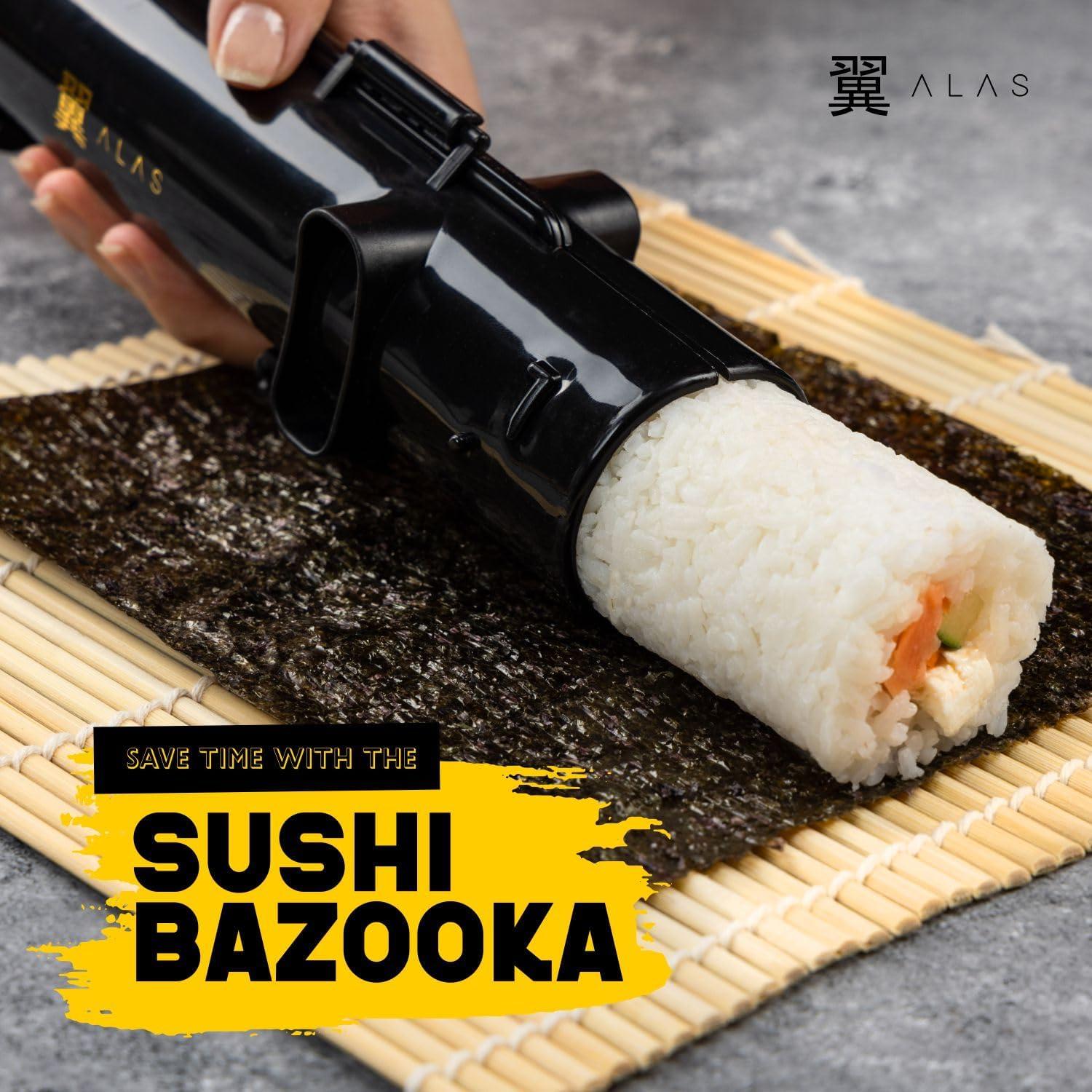 Kit de Hacer Sushi Alas - 26 Piezas para Principiantes y Expertos