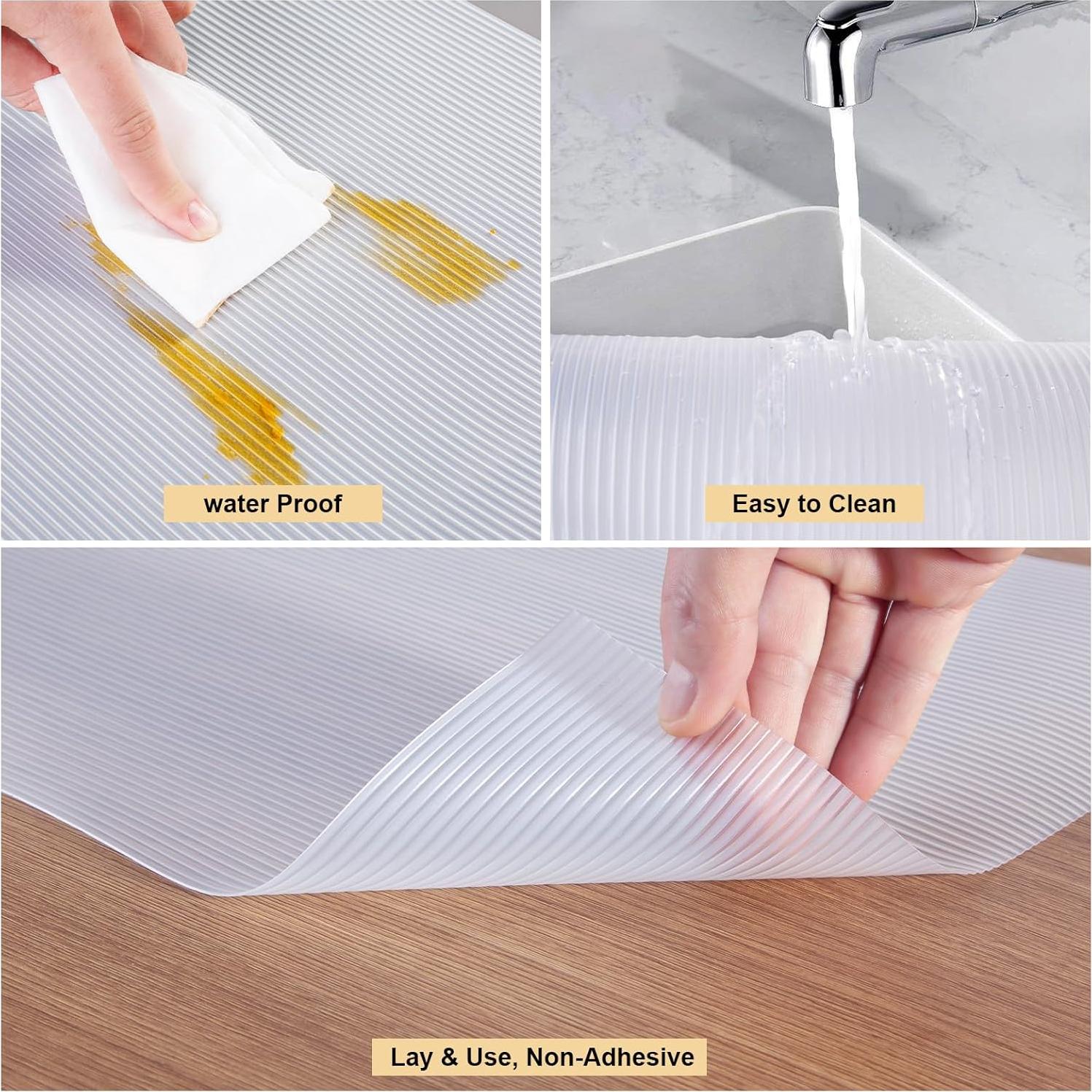 Forro de Estante Antideslizante TEZZ 40 cm x 6 m PVC Lavable