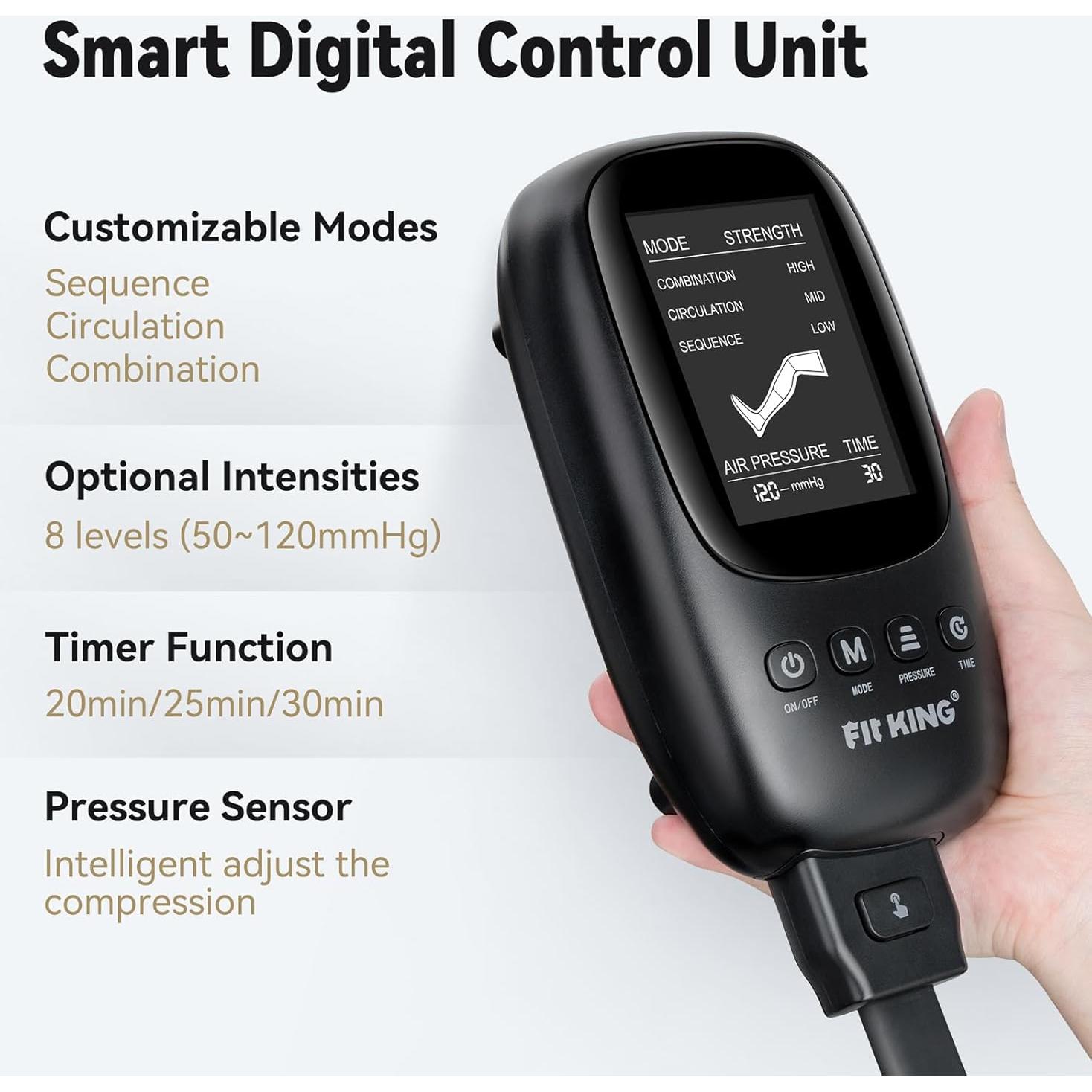 Botas de Masaje Secuencial FIT KING FT-082A-S para Recuperación