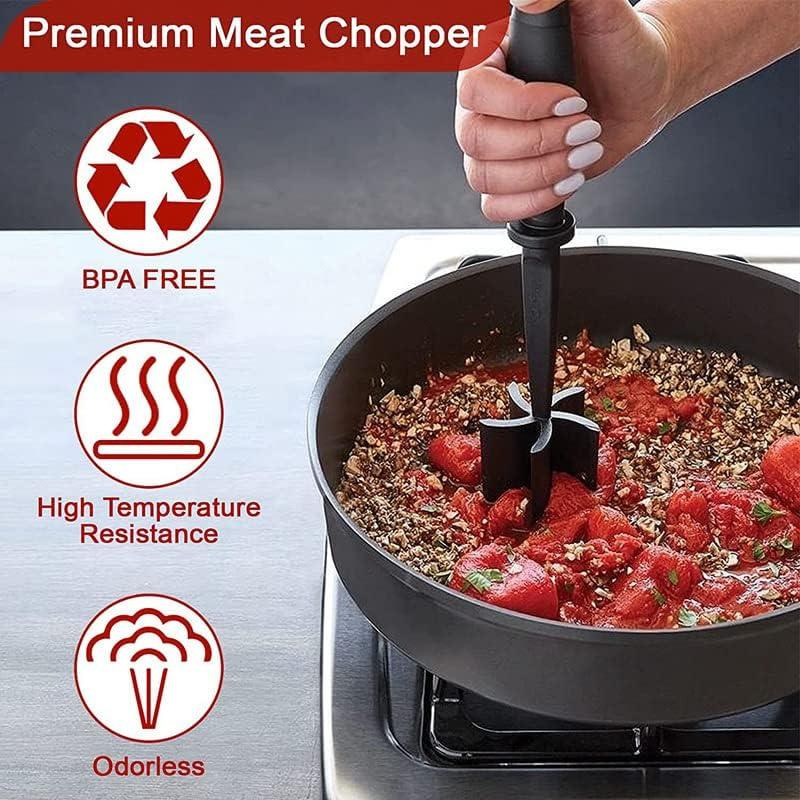 Picador y Aplastador de Carne ABS Premium - 5 Cuchillas