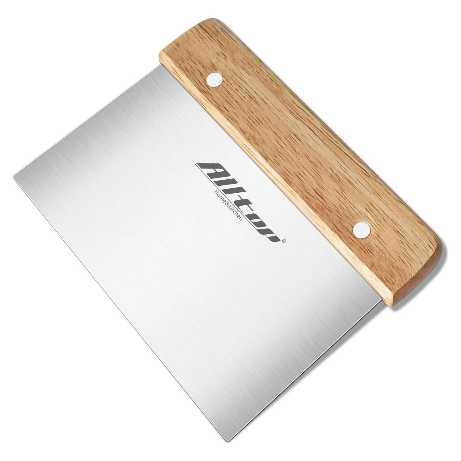 Cortador de Masa ALLTOP - Raspador de Acero Inoxidable 15.5x11.9cm