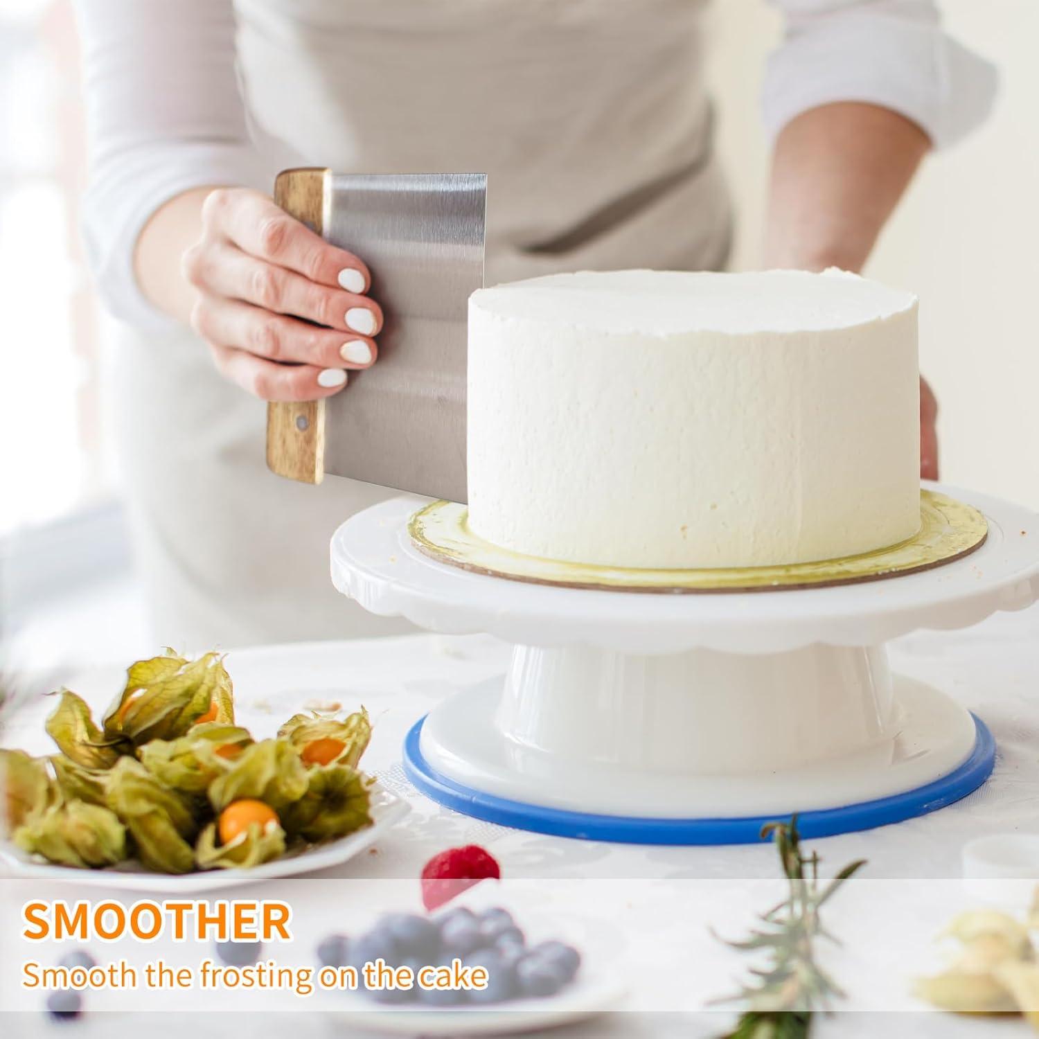 Cortador de Masa ALLTOP - Raspador de Acero Inoxidable 15.5x11.9cm