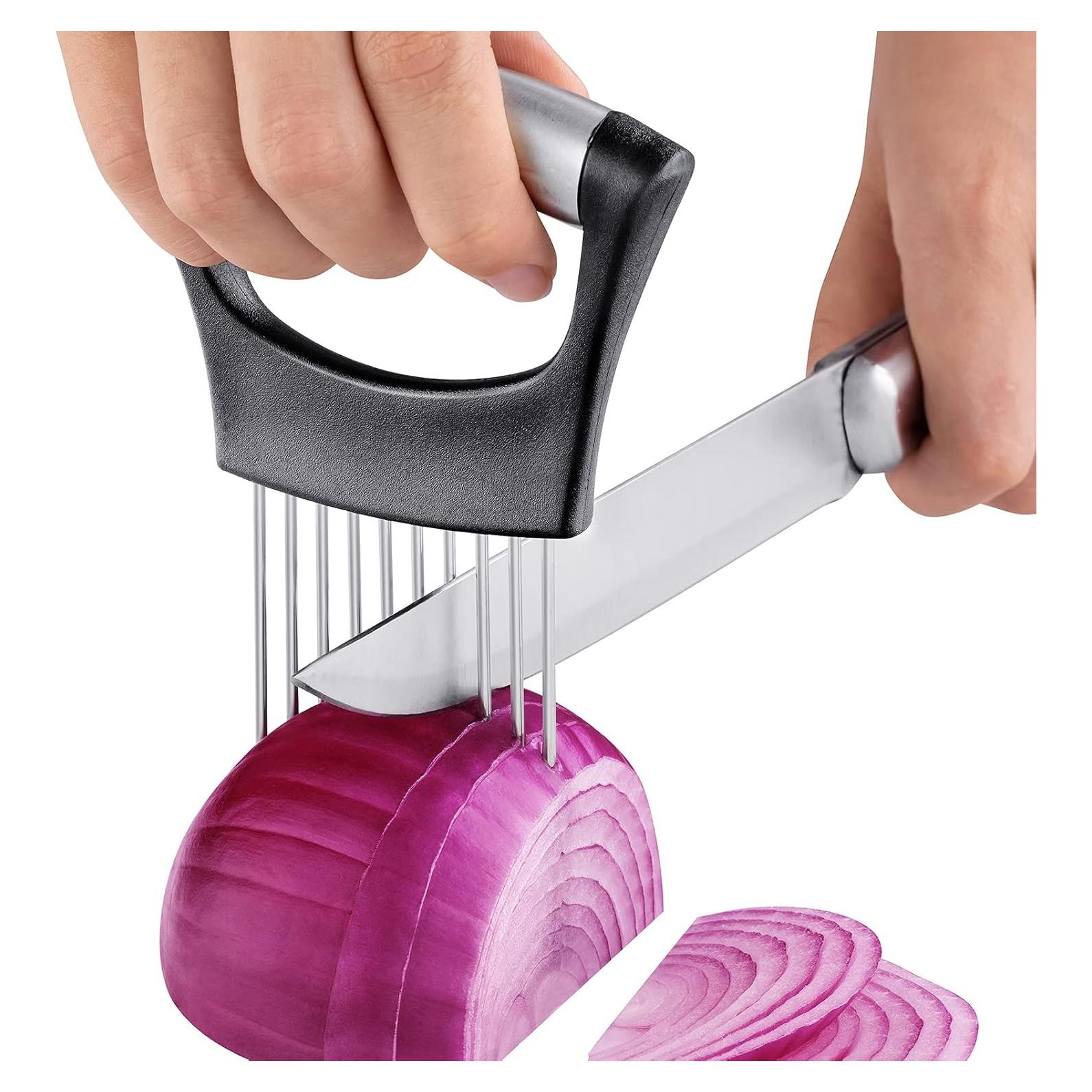 Soporte Cortador de Verduras ESINAM de Acero Inoxidable 6.35 cm