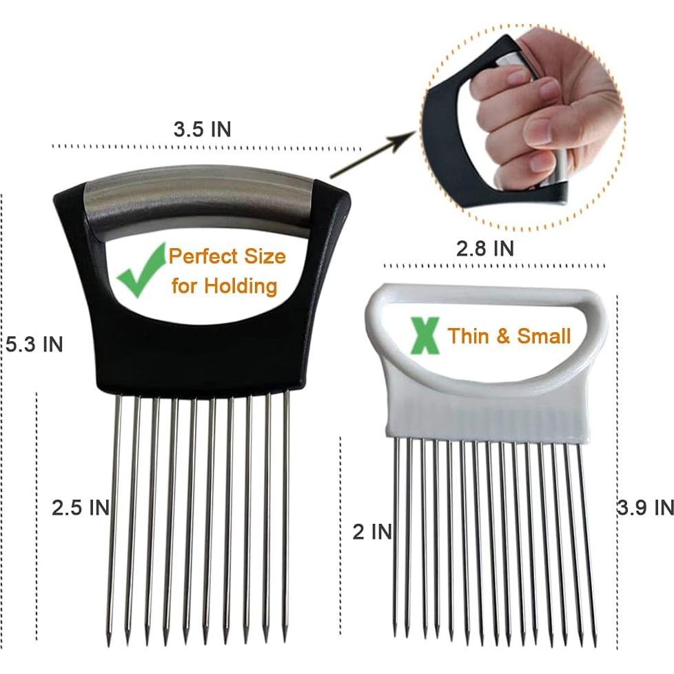 Soporte Cortador de Verduras ESINAM de Acero Inoxidable 6.35 cm