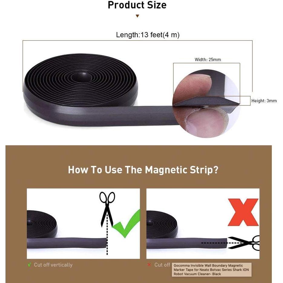 Cinta Magnética Purzest 4 Metros para Robots Aspiradora