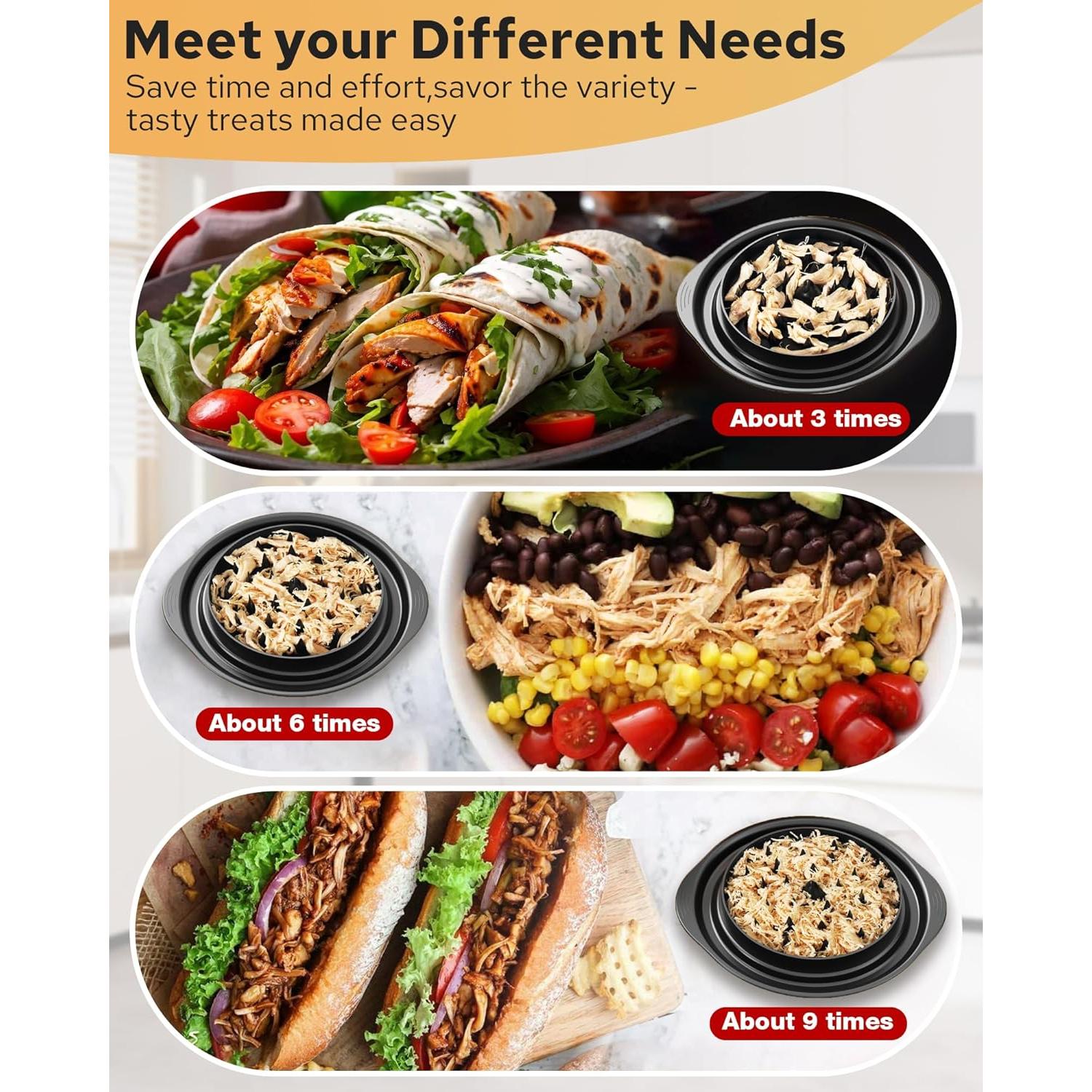 Desmenuzador de Pollo AveFare CHS001 Antideslizante 0.4 kg