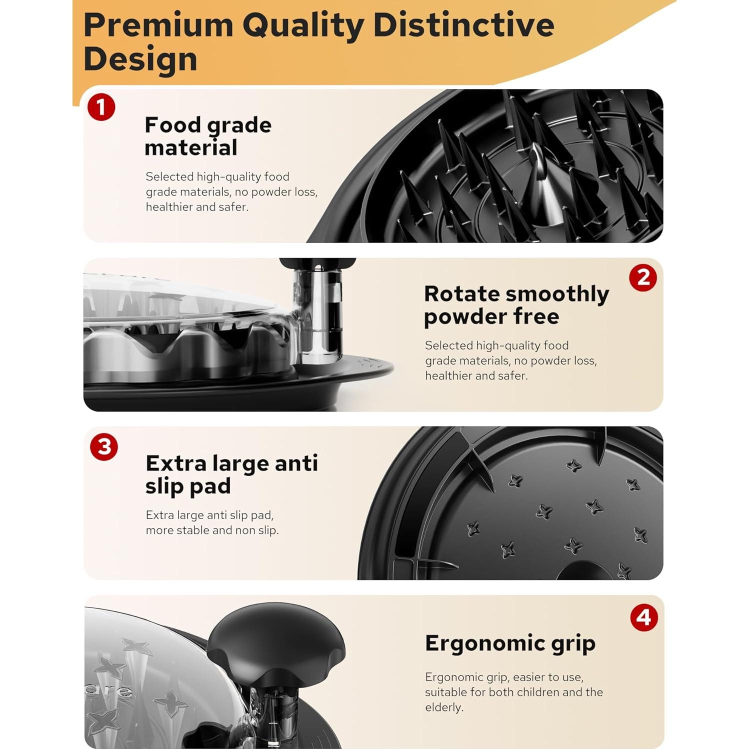 Desmenuzador de Pollo AveFare CHS001 Antideslizante 0.4 kg