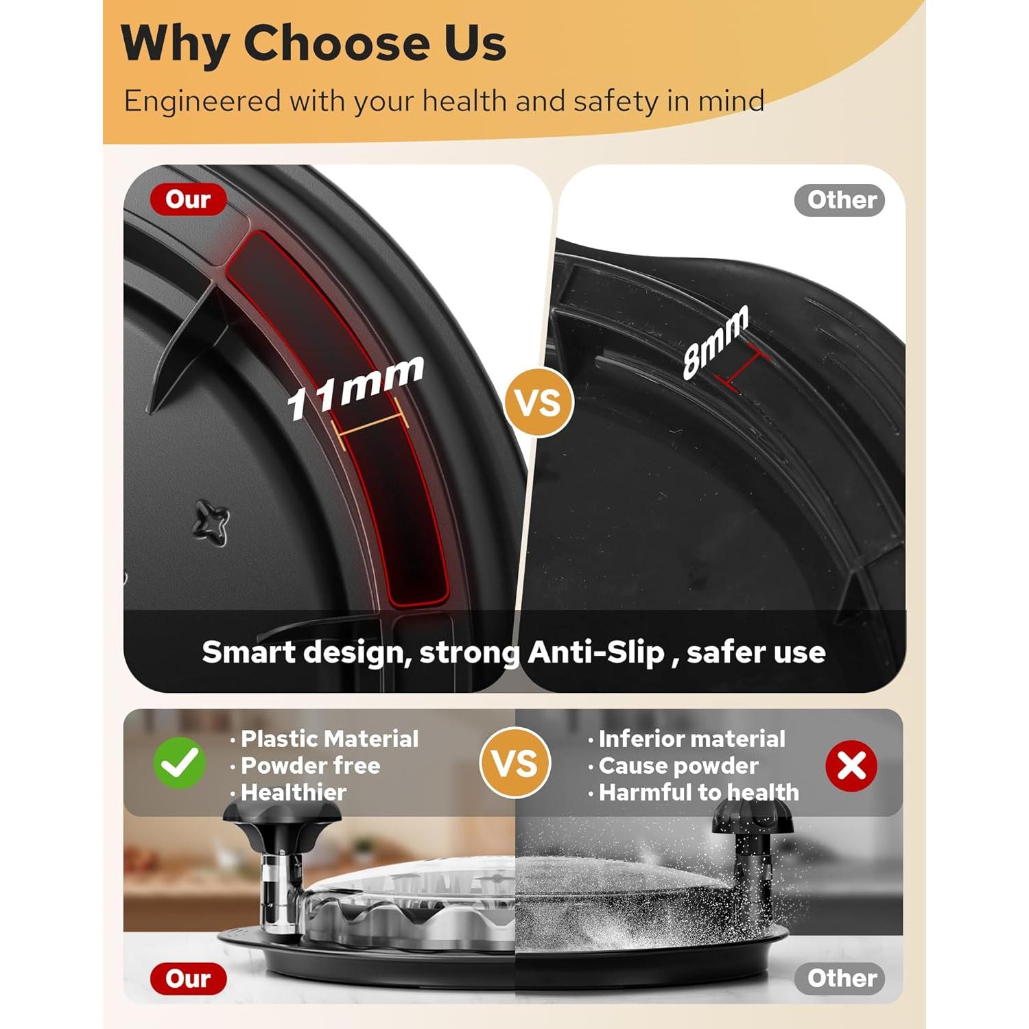 Desmenuzador de Pollo AveFare CHS001 Antideslizante 0.4 kg