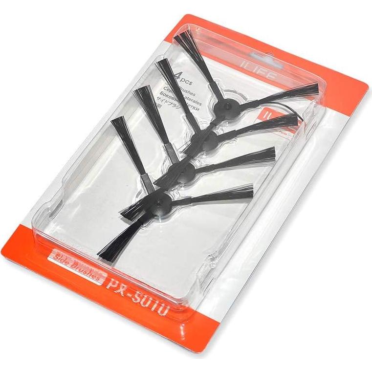 ILIFE Replacement Side Brushes for A30 Pro/A12 Pro/V5s plus/V2/V9 Pro/V3s Pro Robot Vacuum, 4 Pack Included, PX-S010