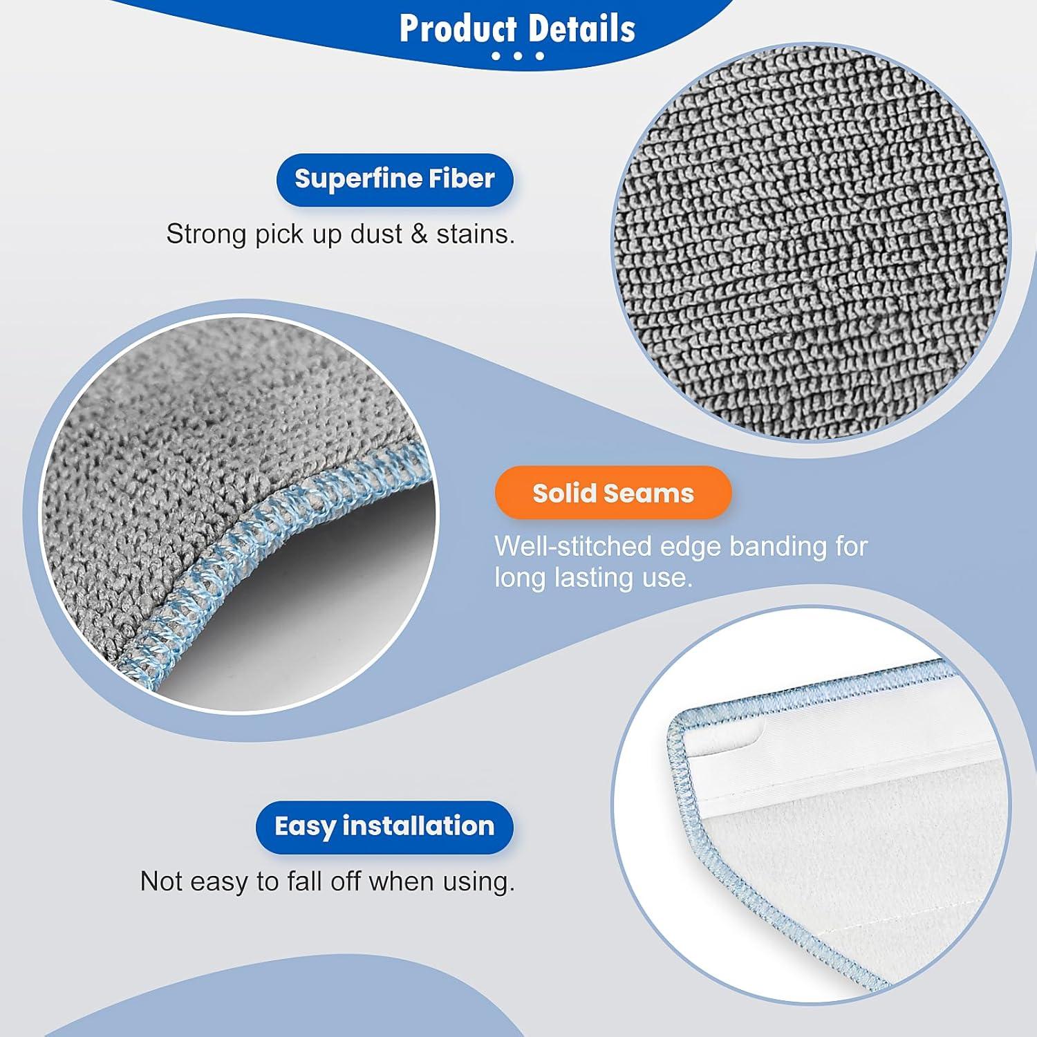 Paquete de 6 Almohadillas de Mopa Fenkabs para iRobot Roomba