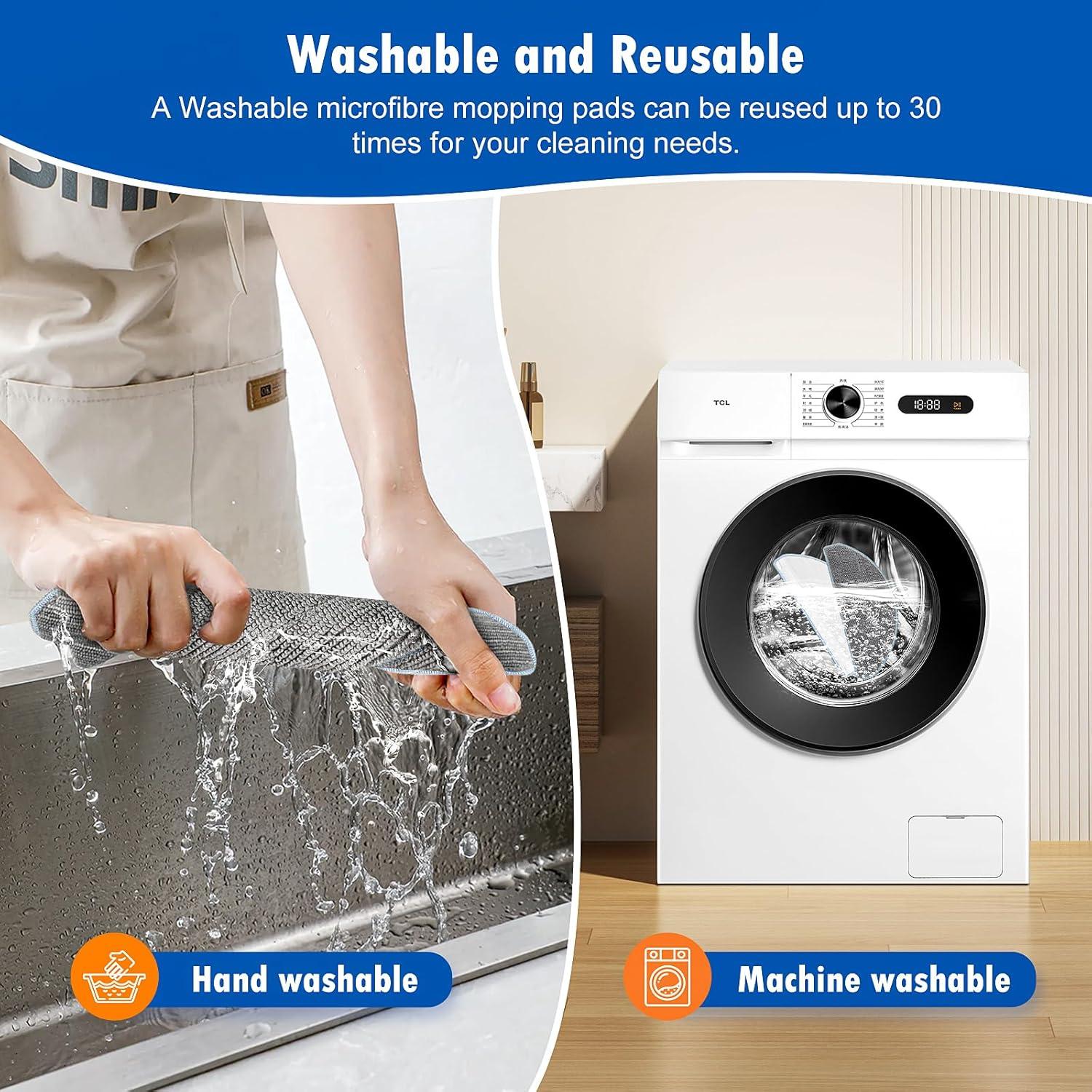 Paquete de 6 Almohadillas de Mopa Fenkabs para iRobot Roomba