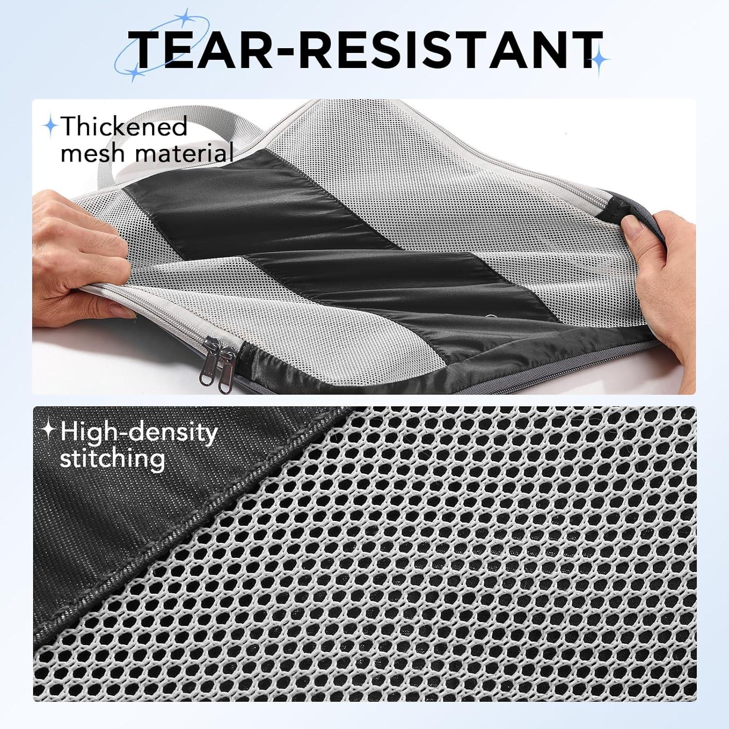 Set de 10 Cubos de Compresión OlarHike para Viaje - Negro