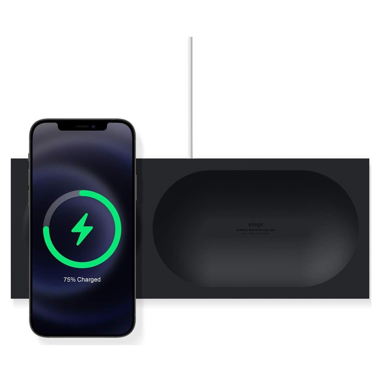 Bandeja de Carga Inalámbrica elago para iPhone y AirPods - Negro