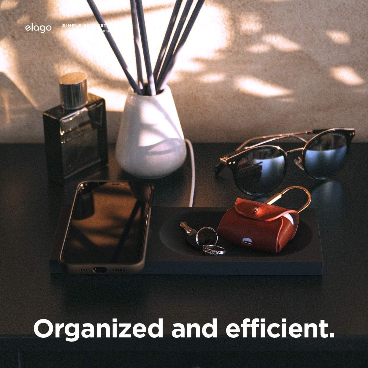 Bandeja de Carga Inalámbrica elago para iPhone y AirPods - Negro