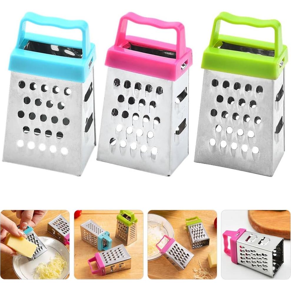 Set de Mini Ralladores Kichvoe 6 Piezas Acero Inoxidable