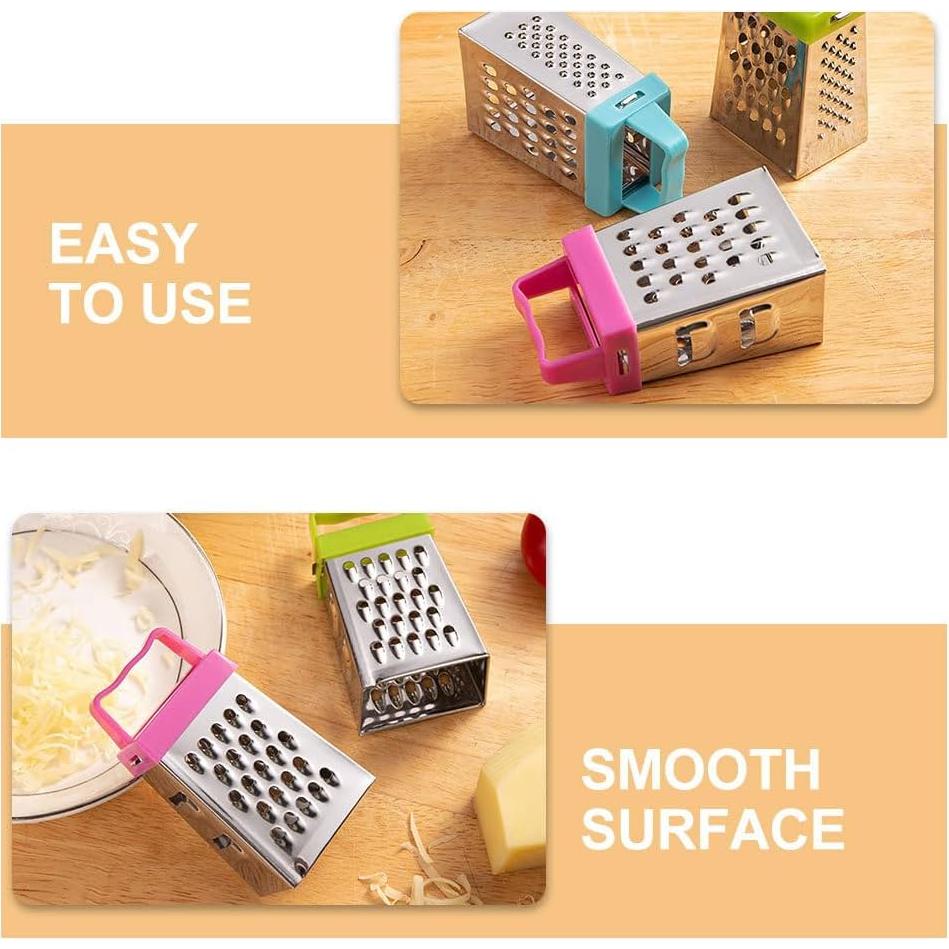 Set de Mini Ralladores Kichvoe 6 Piezas Acero Inoxidable