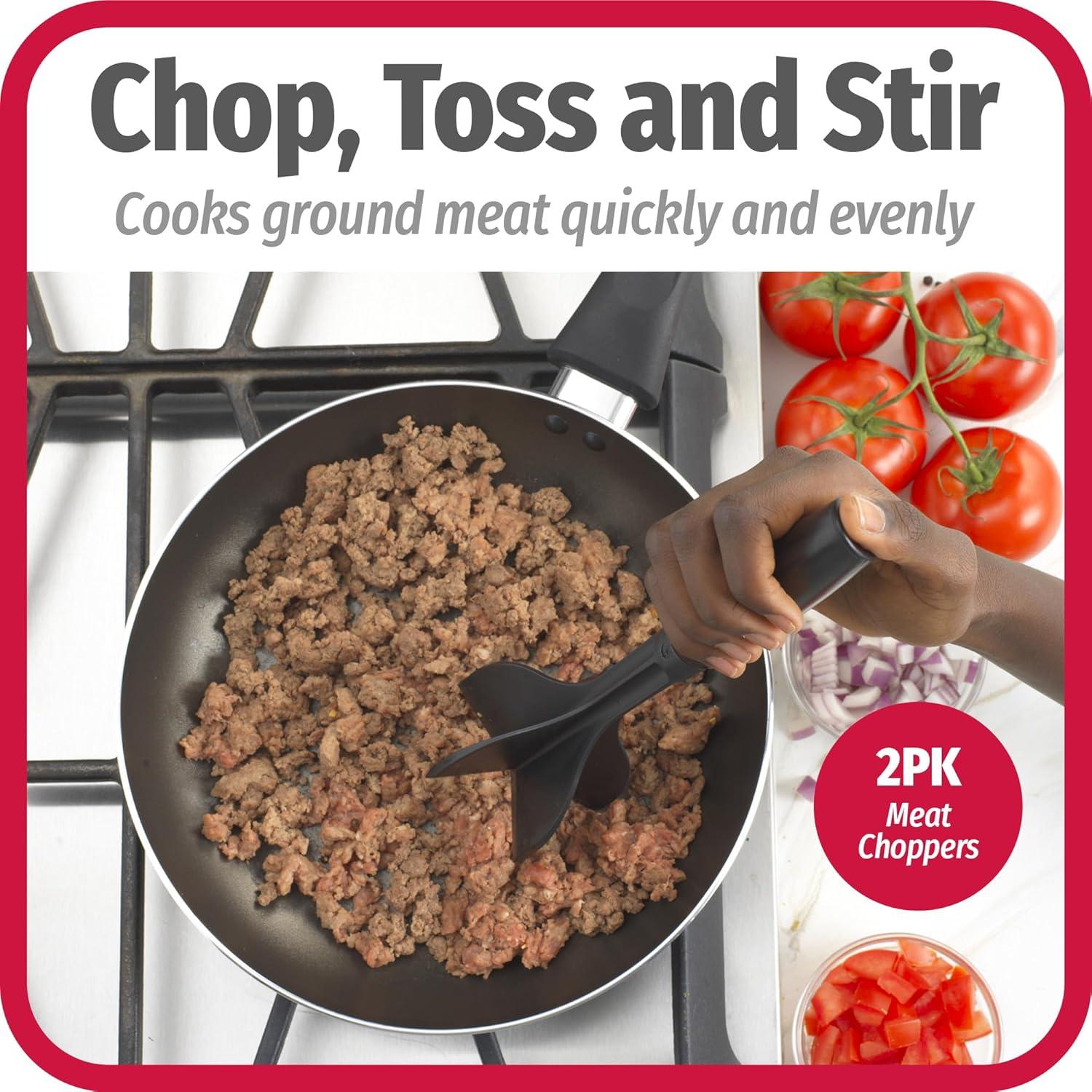 Picadores de Carne GoodCook, Juego de 2, 5 Cuchillas, Nylon