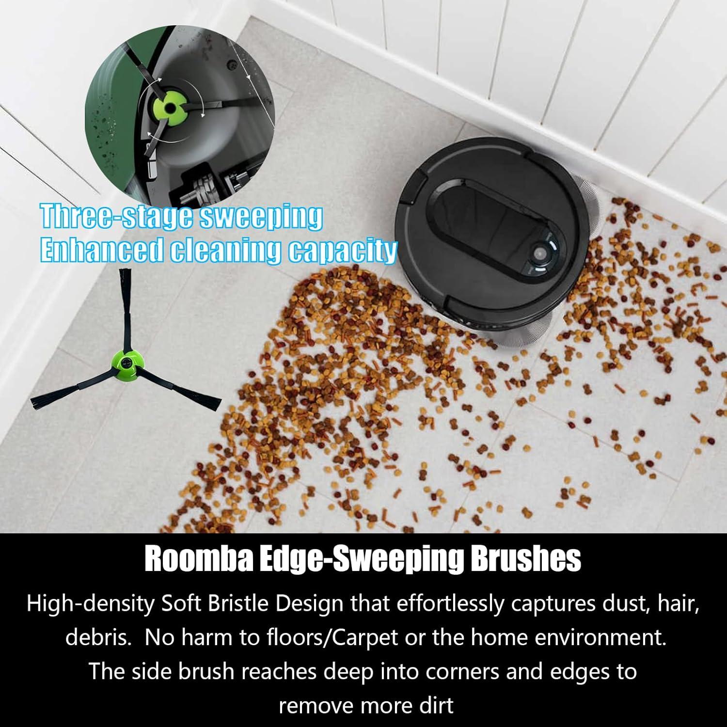 Accesorios para Roomba i7 i3 i4 j7 E5 E6 - 10 Filtros y 2 Rodillos