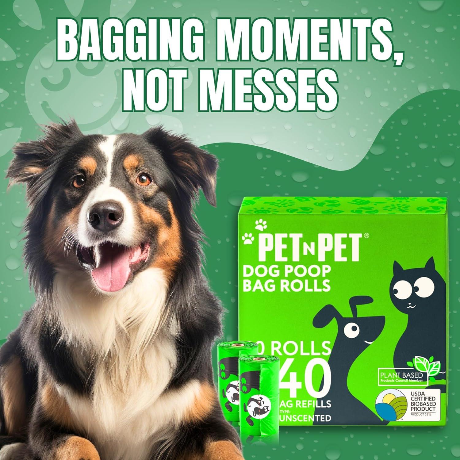 Bolsas de Excremento para Perros PET N PET 540 Cuentas Verdes