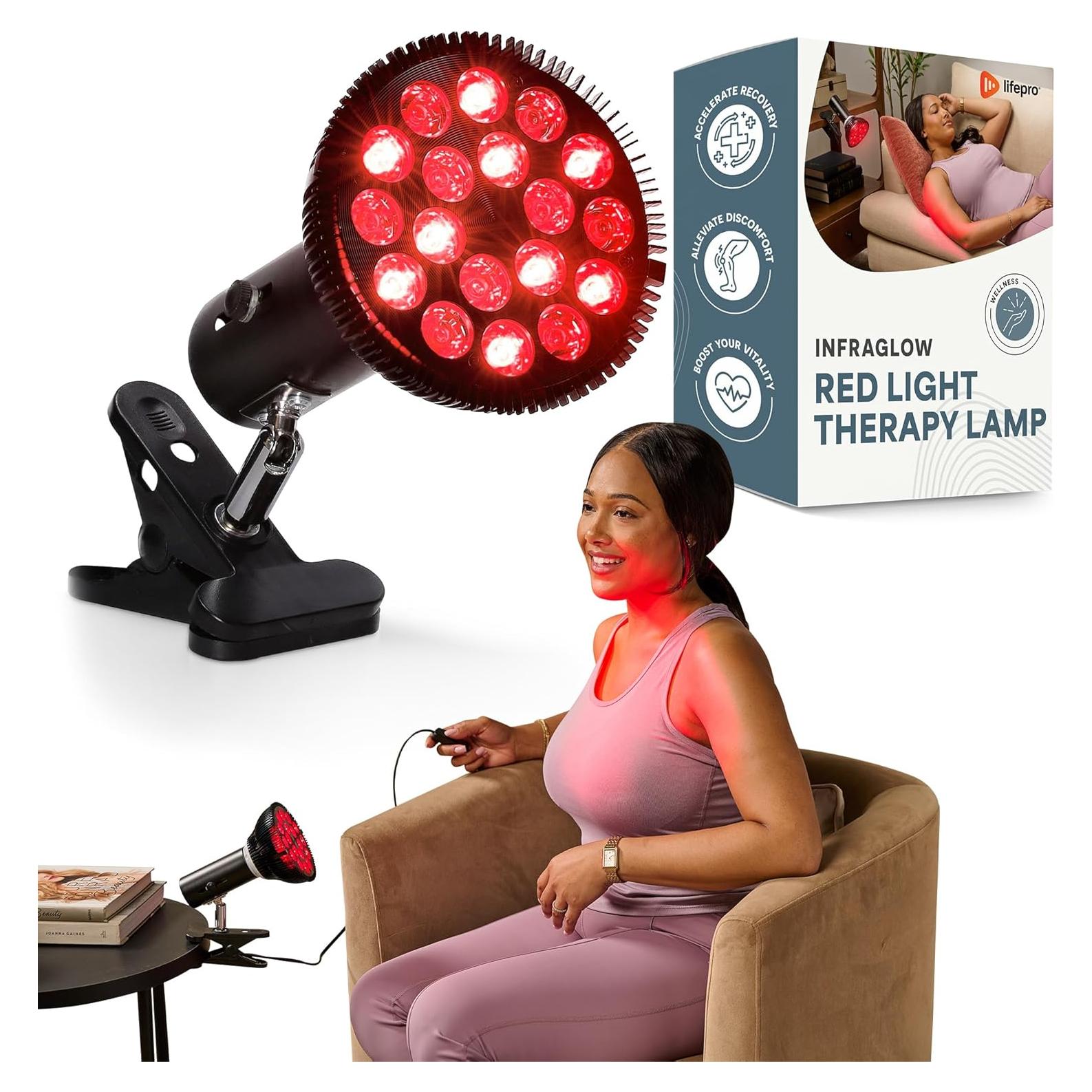 Lámpara de Terapia de Luz Roja LifePro 18 LEDs Alivio Dolor