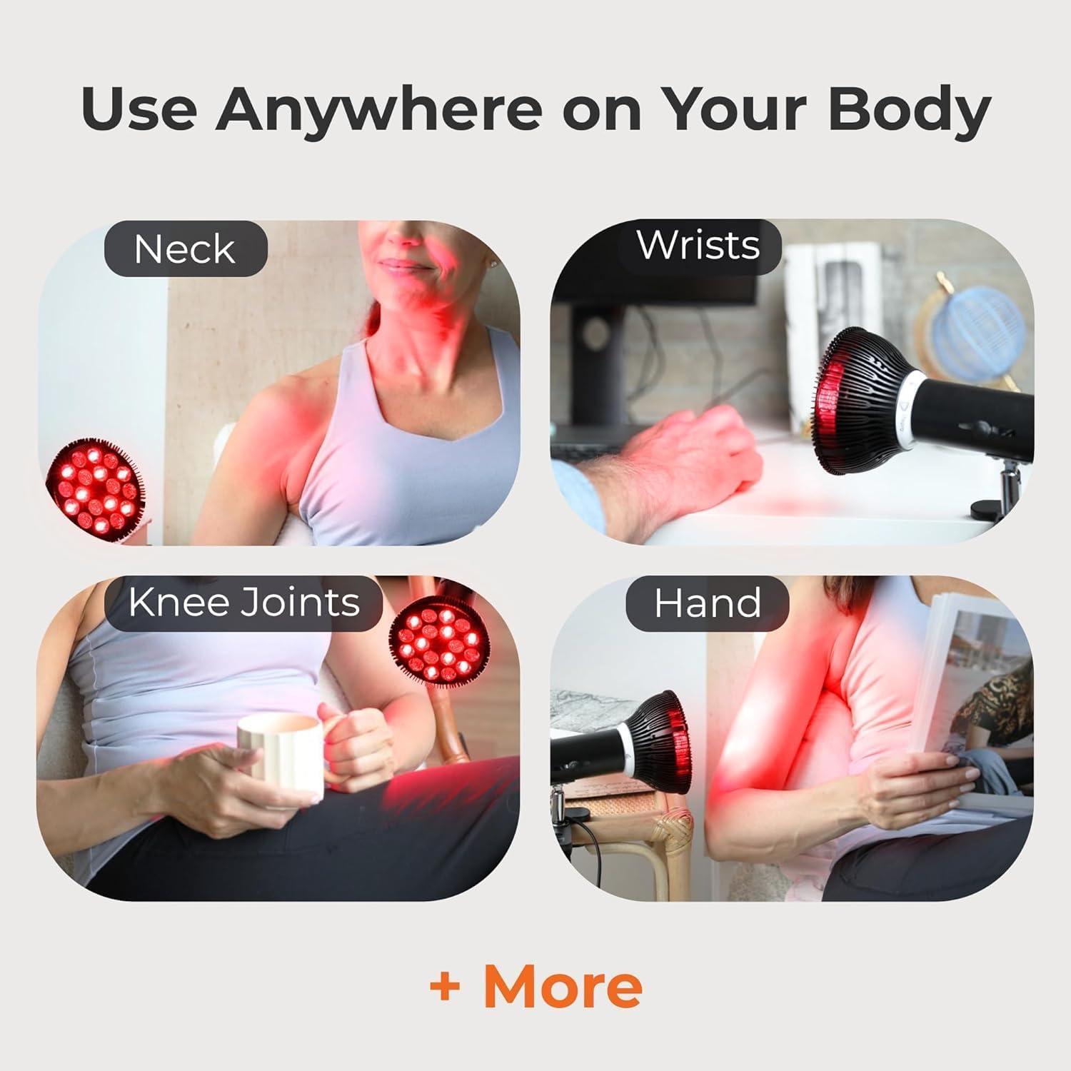 Lámpara de Terapia de Luz Roja LifePro 18 LEDs Alivio Dolor