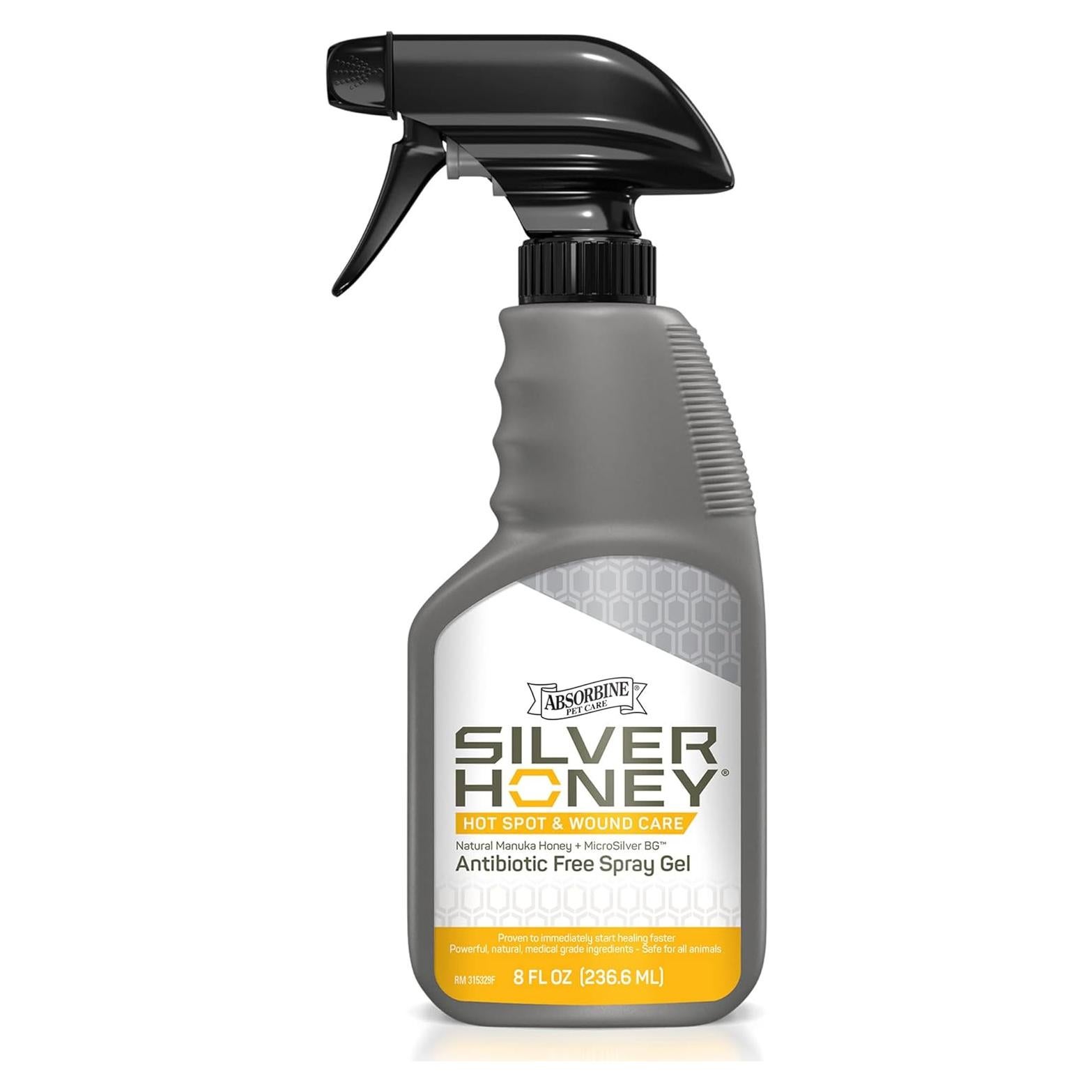 Spray Gel Absorbine Silver Honey 236.6ml para Perros y Gatos
