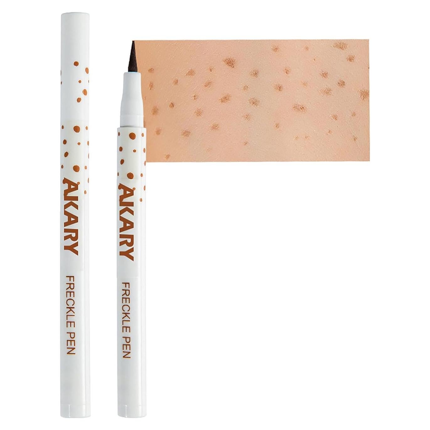 Bolígrafo de Pecas AKARY Profesional Impermeable 0.89 ml #01 Marrón Claro