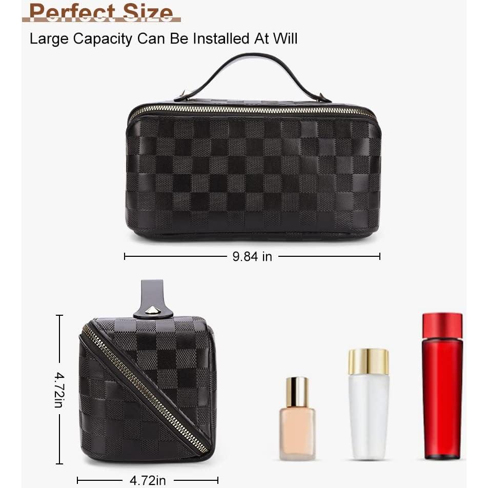 Bolsa Cosmética de Viaje Cessfle Negra de Gran Capacidad