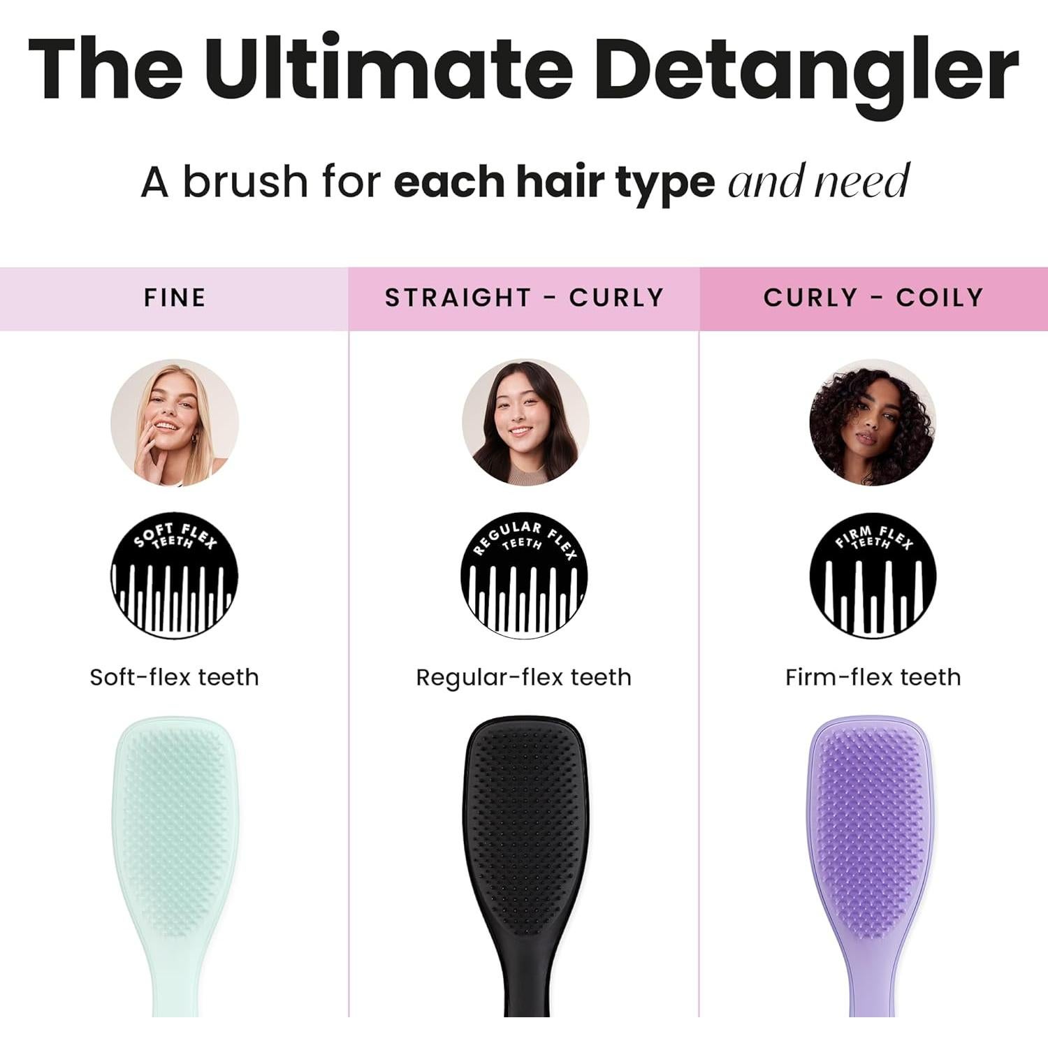 Cepillo Desenredador Tangle Teezer Húmedo Negro Regaliz