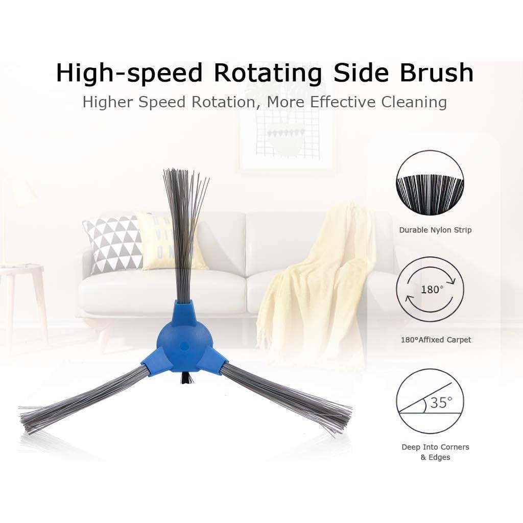 Cepillos laterales Eufy RoboVac 11S 12 15C 30 35C 6Pack