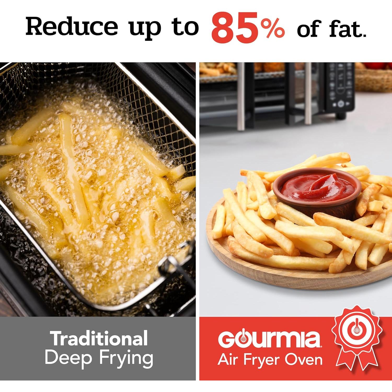 Horno Tostador Freidora Gourmia GTF7460 24L 1700W Digital