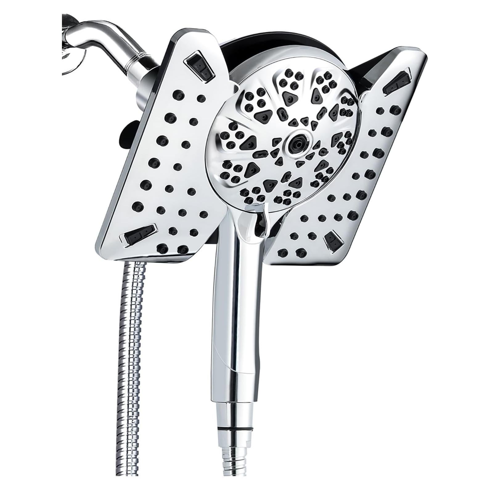 Cabezal de Ducha INAVAMZ 2 en 1 Alta Presión 10 Modos 7.5"