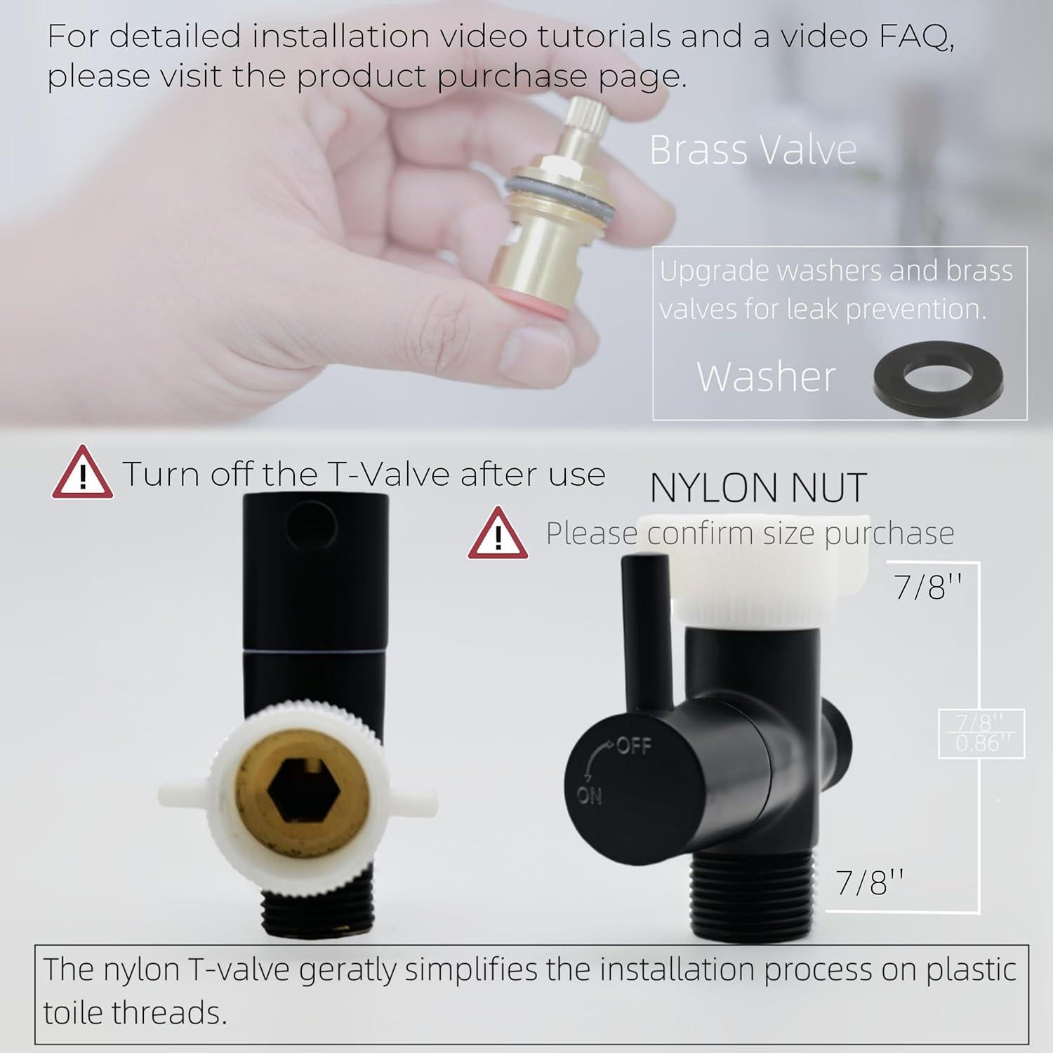 Rociador de Bidet de Mano Vayzluiy Acero Inoxidable Negro Mate