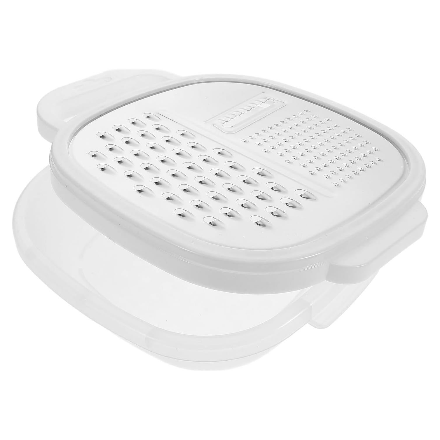 Rallador de Queso ABOOFAN con Contenedor y Tapa 24x18 cm