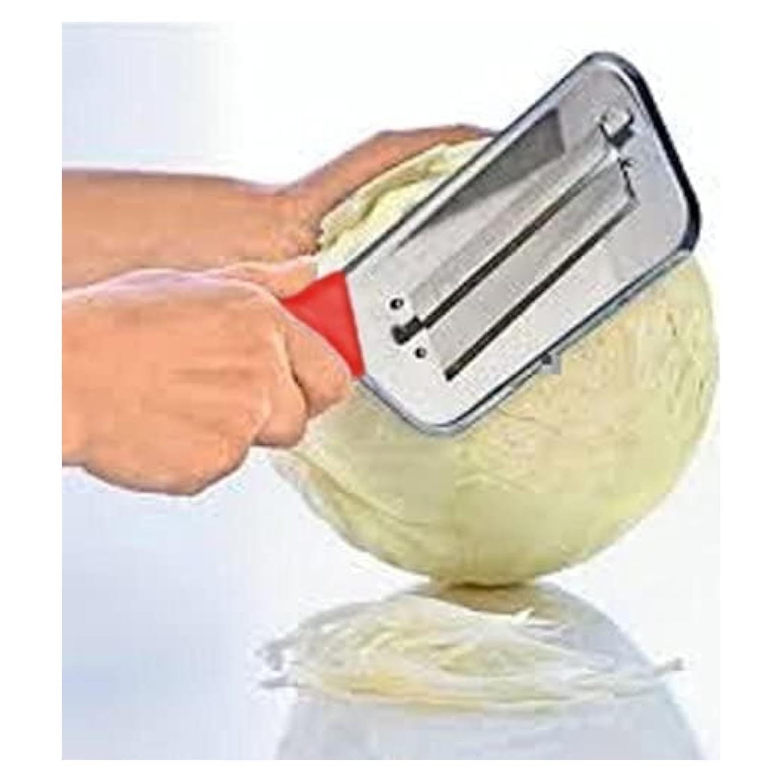 Cuchillo Cortador de Repollo YukaBa Acero Inoxidable Rojo-A