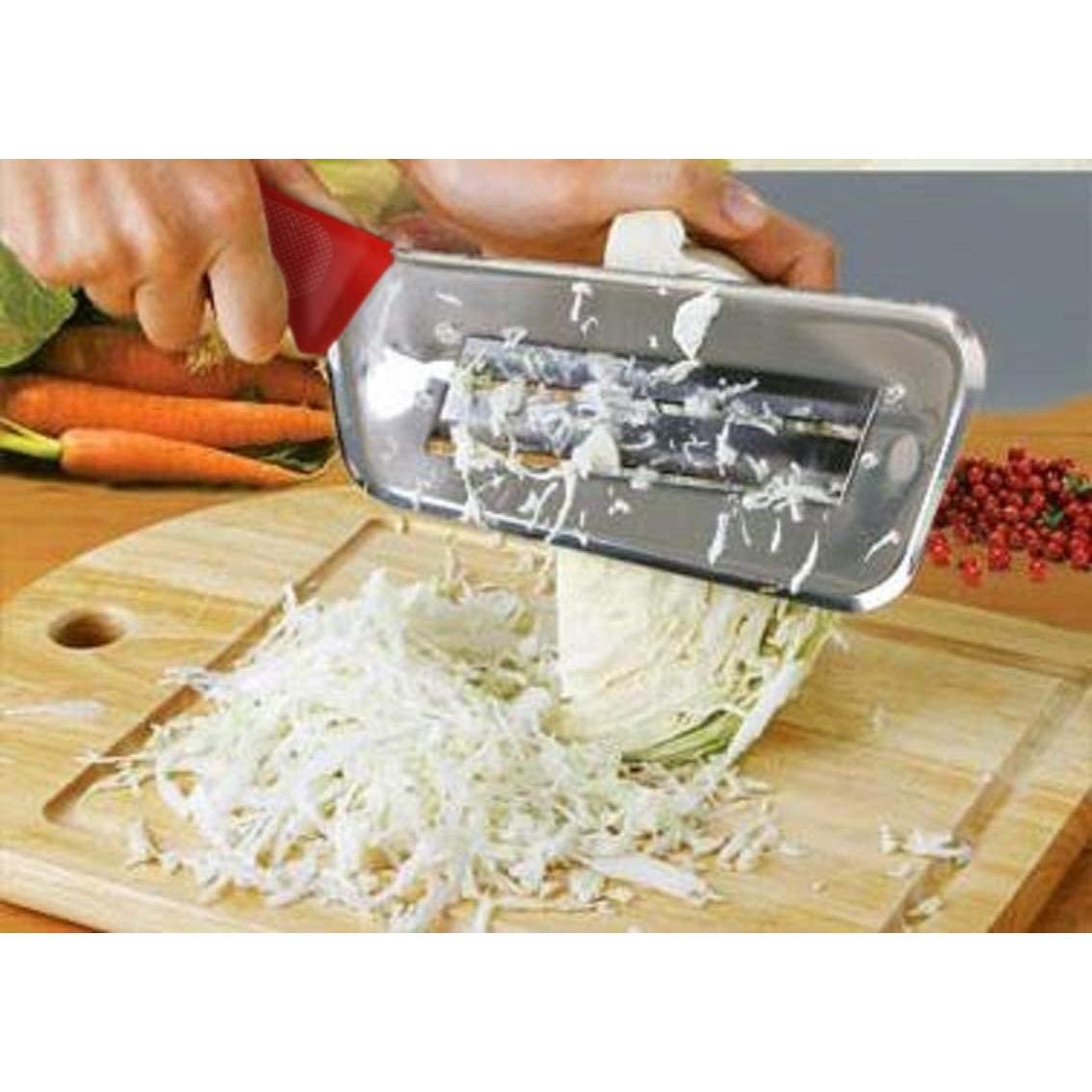 Cuchillo Cortador de Repollo YukaBa Acero Inoxidable Rojo-A