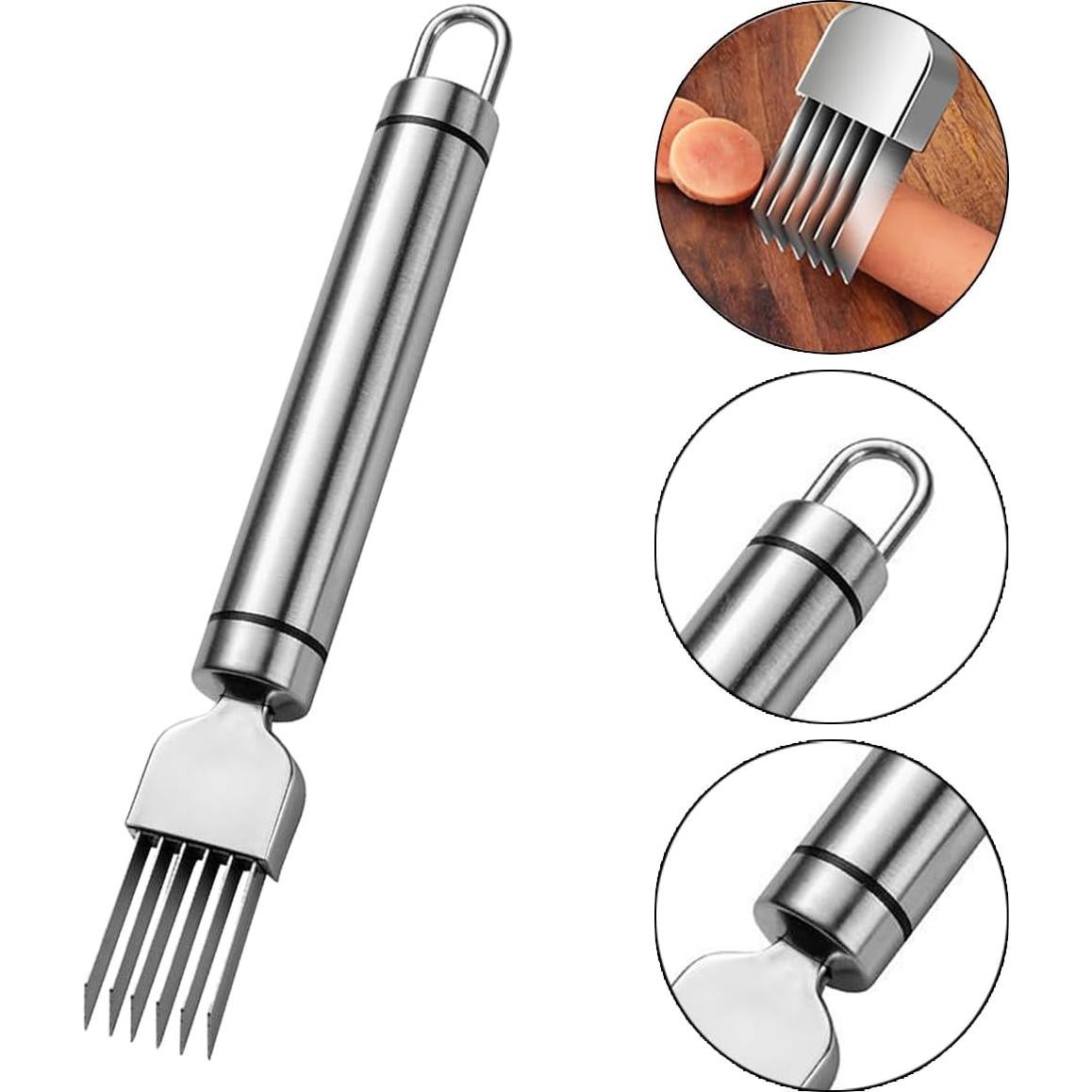 Cortador de Cebollín AddLotLot 2 PZS Acero Inoxidable