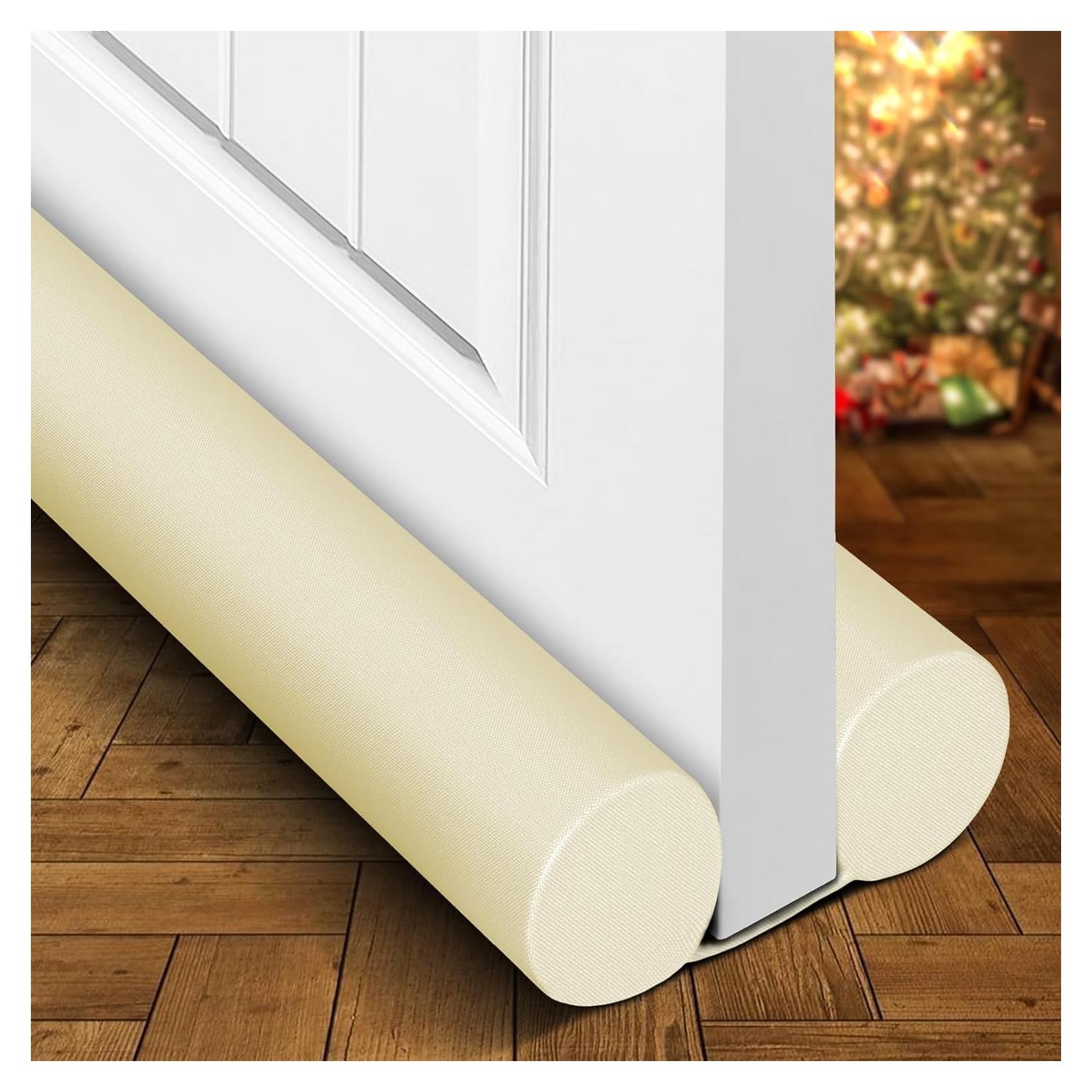 Burlete Ajustable Holikme para Puertas Doble Cara Beige