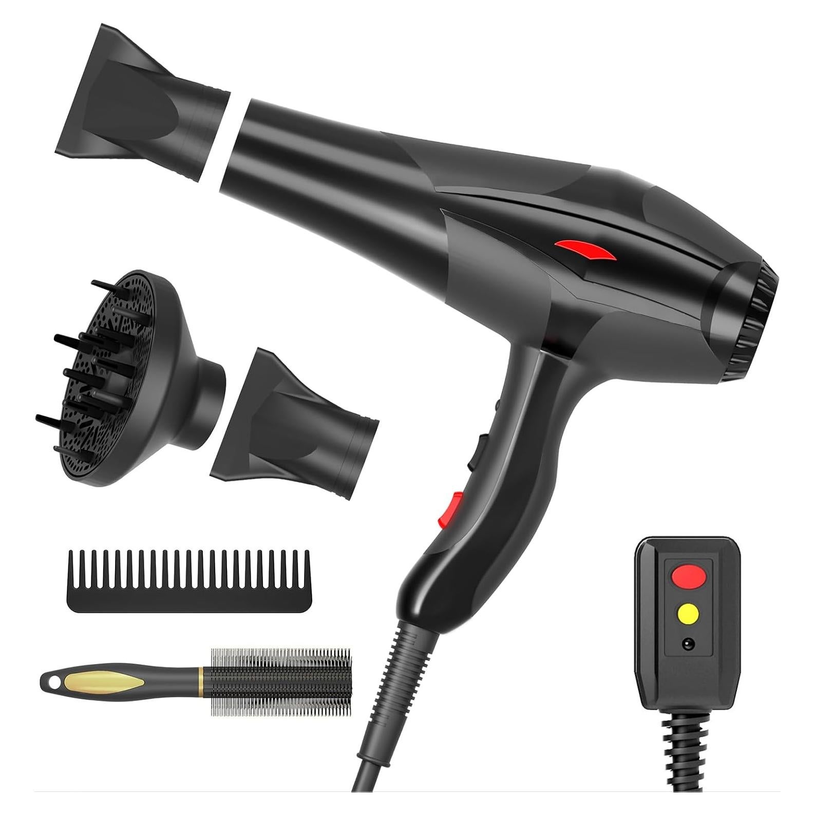 Secador de Pelo Profesional Conhaze 2400W Iónico con Difusor