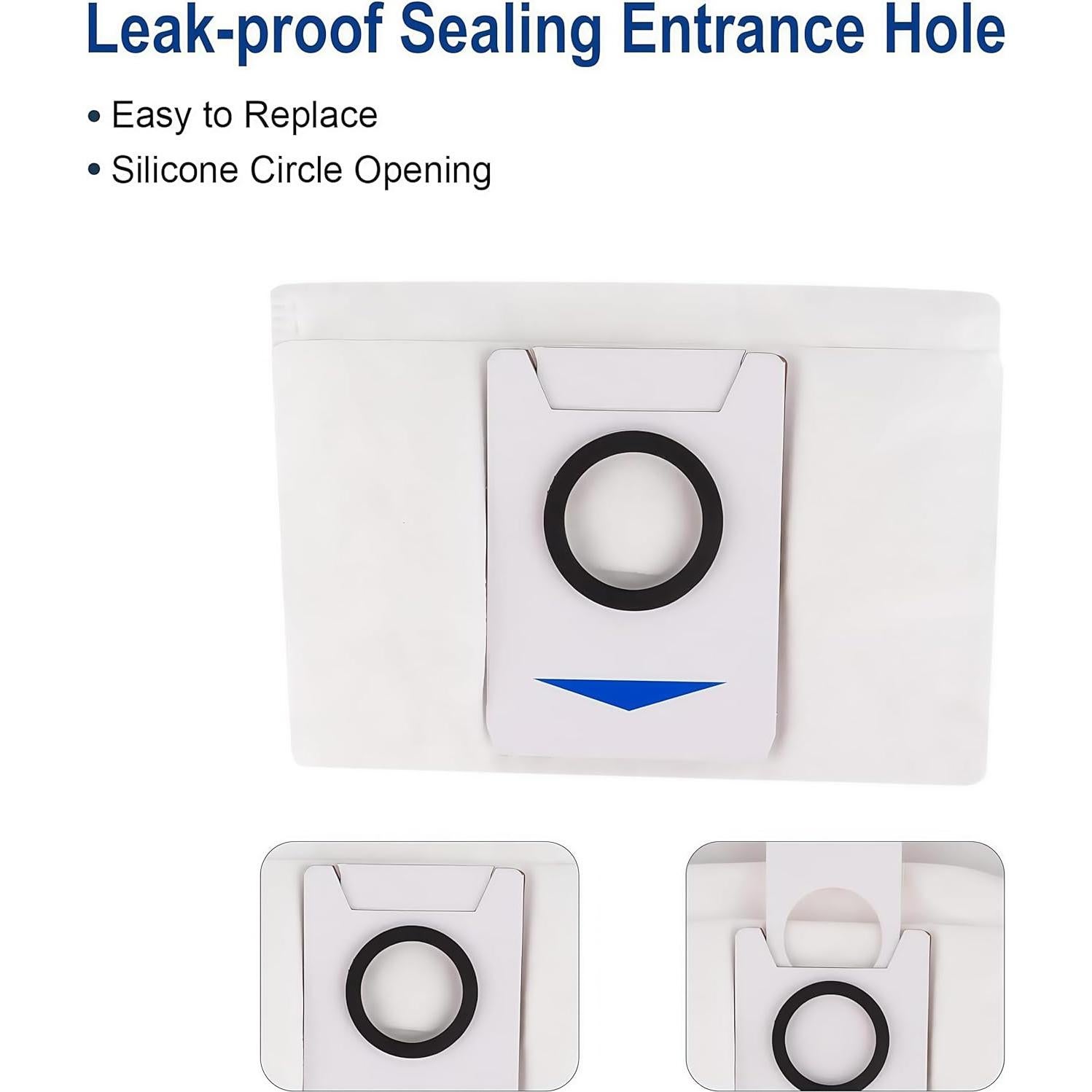 Bolsas de vacío Sgizoku para ECOVACS DEEBOT X1 12 Pack