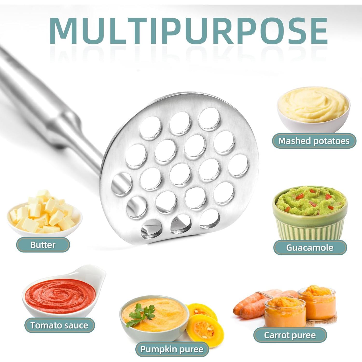 Aplastador Mini de Acero Inoxidable Tuyotue - Ergonomico