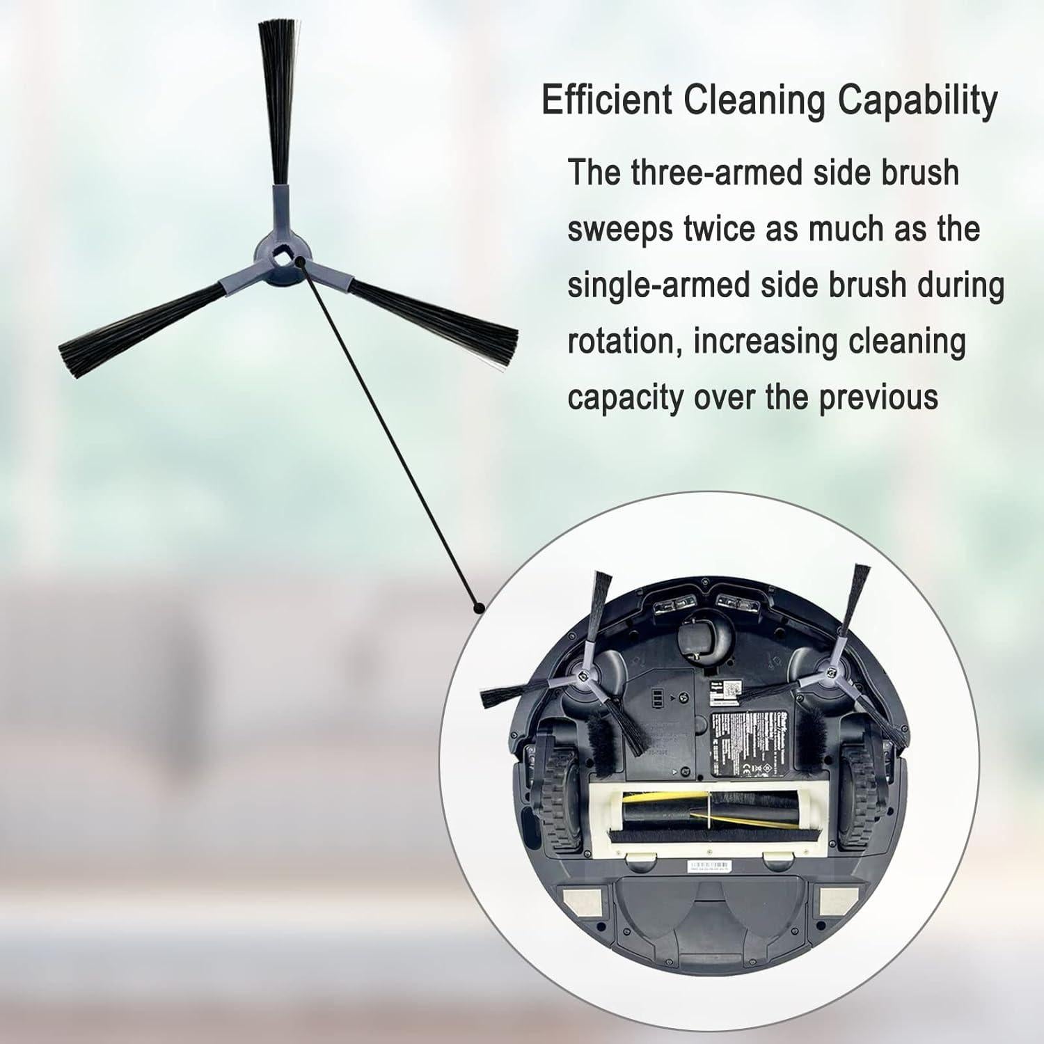 Cepillos Laterales Bvhonwe para Aspiradora Shark IQ 8 Piezas