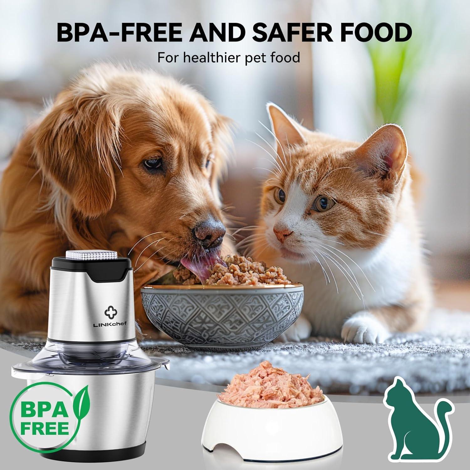 Picadora de Alimentos LINKChef FC5440 1.2L 250W Acero Inoxidable