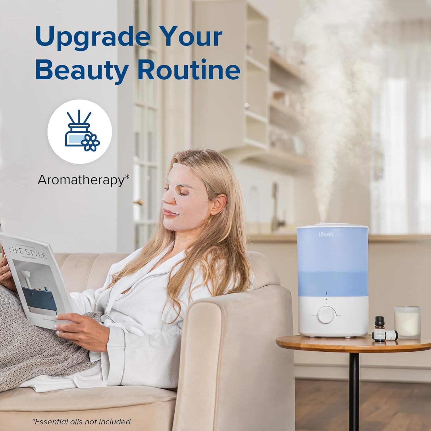 Humidificador LEVOIT 3L Ultrasónico para Dormitorio Azul