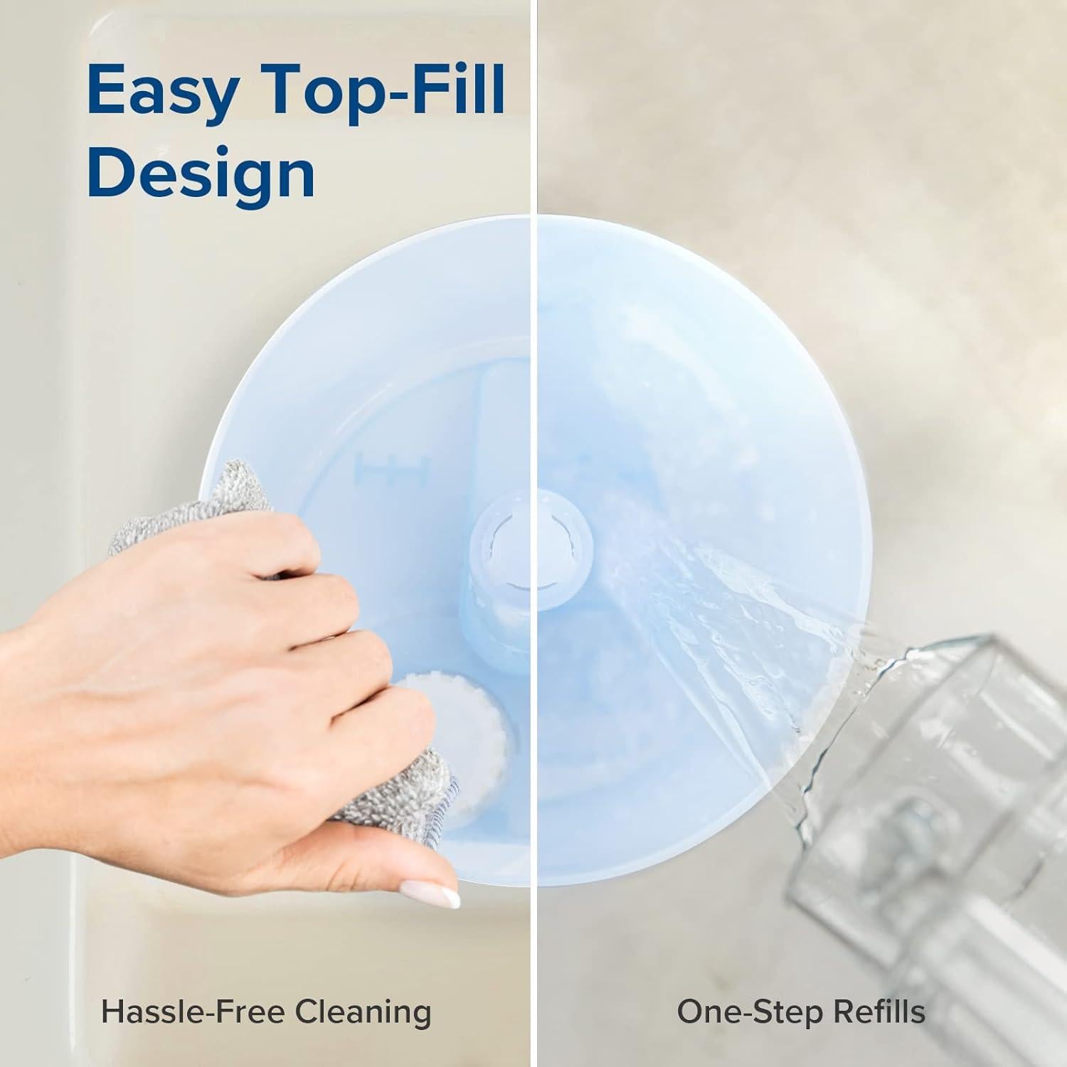 Humidificador LEVOIT 3L Ultrasónico para Dormitorio Azul