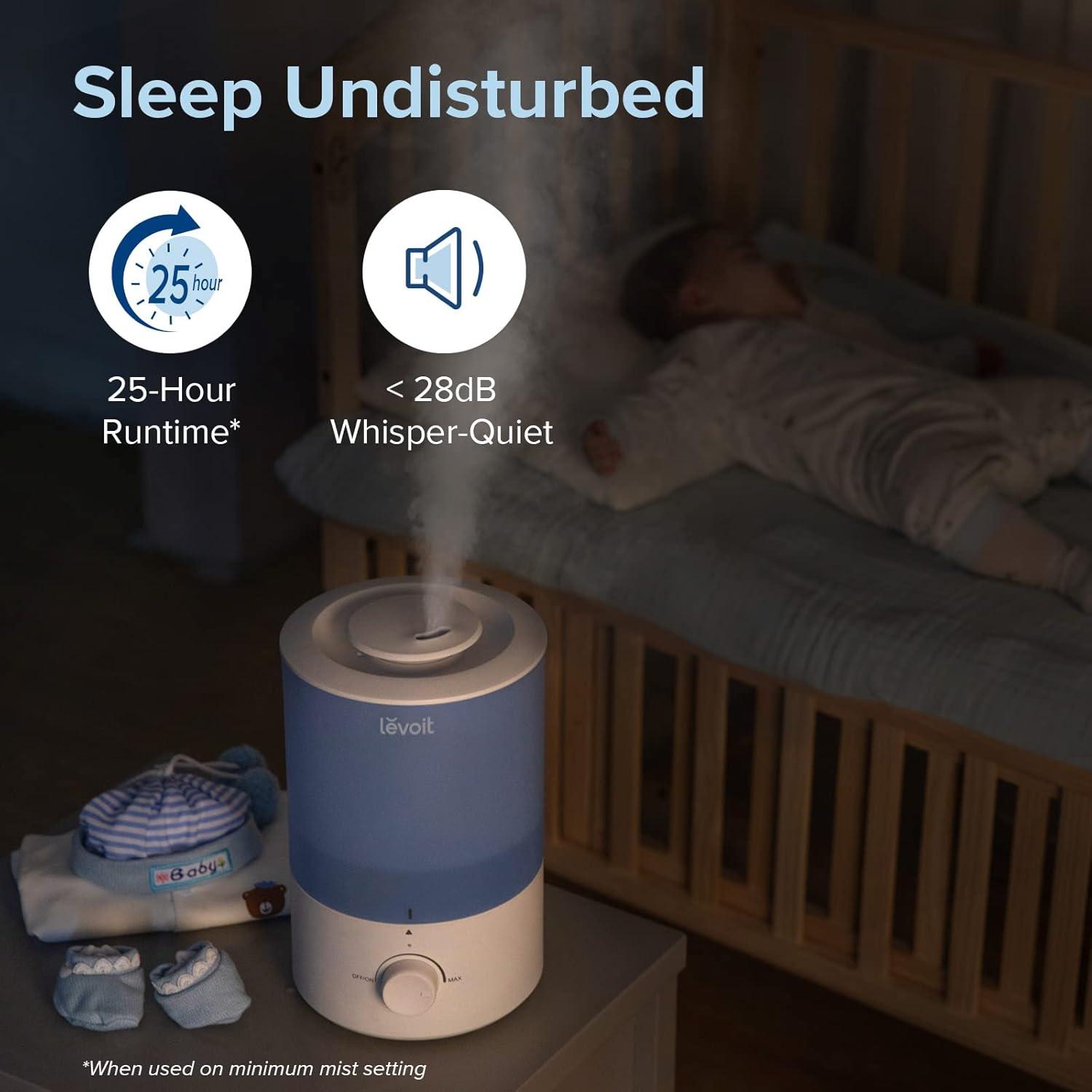 Humidificador LEVOIT 3L Ultrasónico para Dormitorio Azul