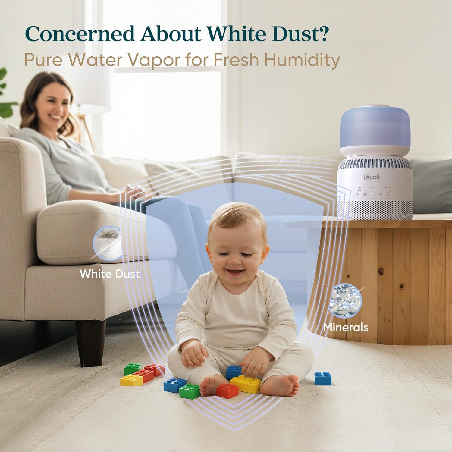 Humidificador Evaporativo LEVOIT Sprout 3.8L para Bebé