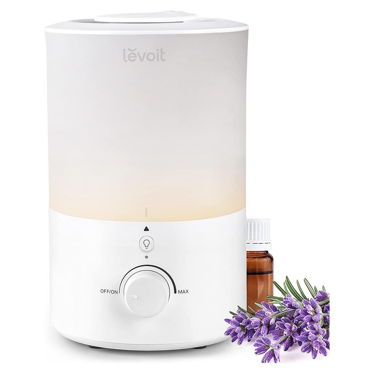 Humidificador LEVOIT Dual150 3L con Luz Nocturna y Difusor