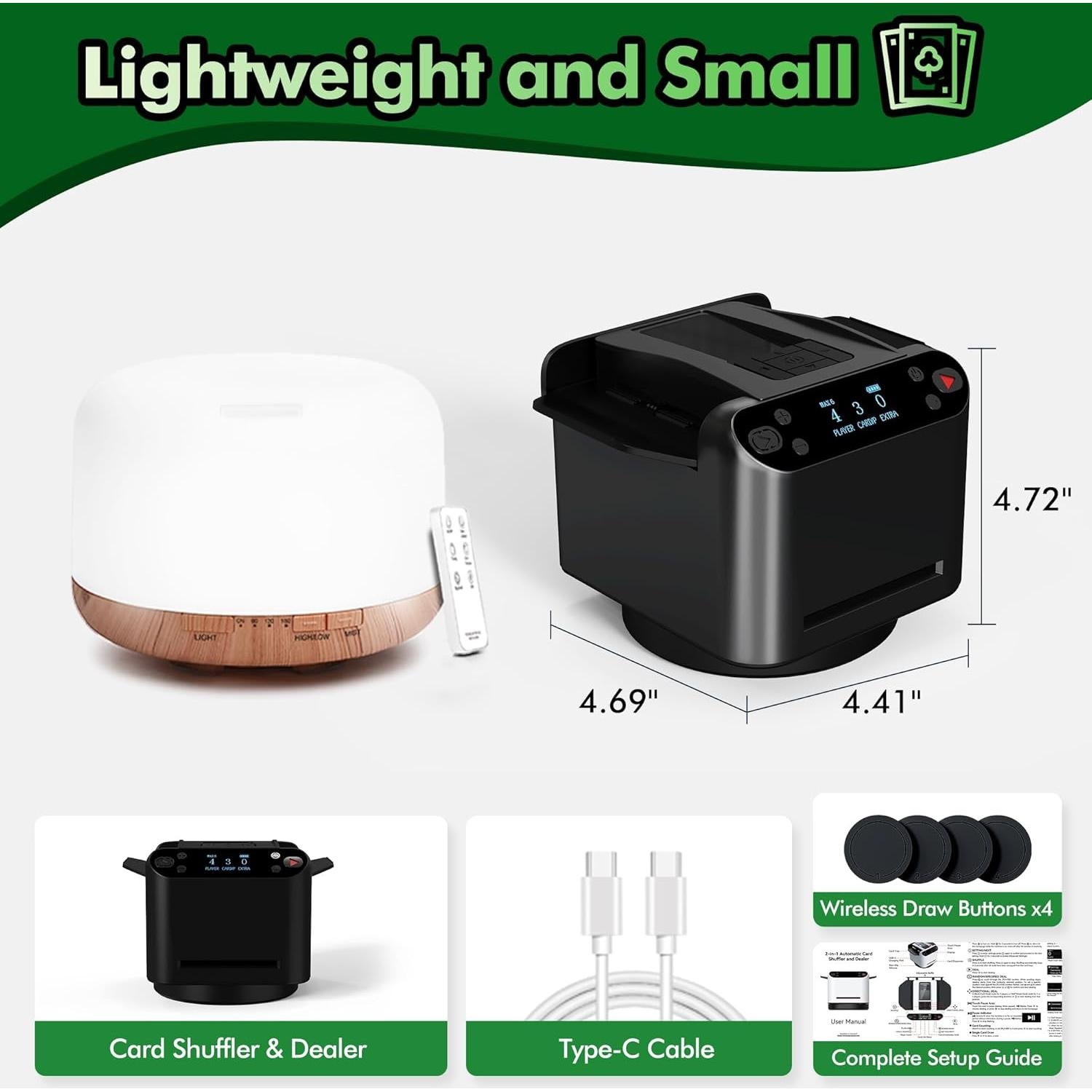 Máquina Barajadora Automática Eolzzi para 12 Jugadores