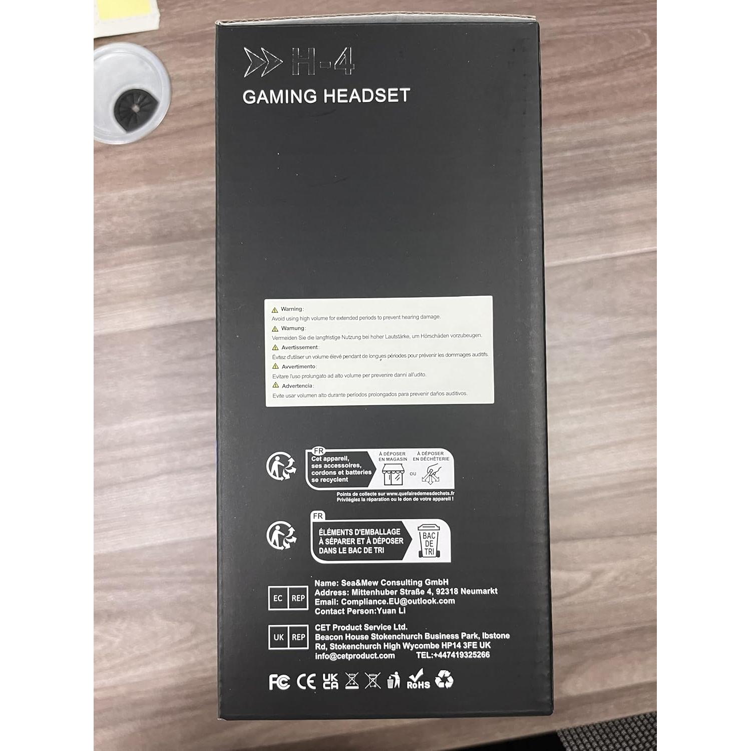 Auriculares Gaming PHOINIKAS H1 7.1 Sonido Surround Rojo